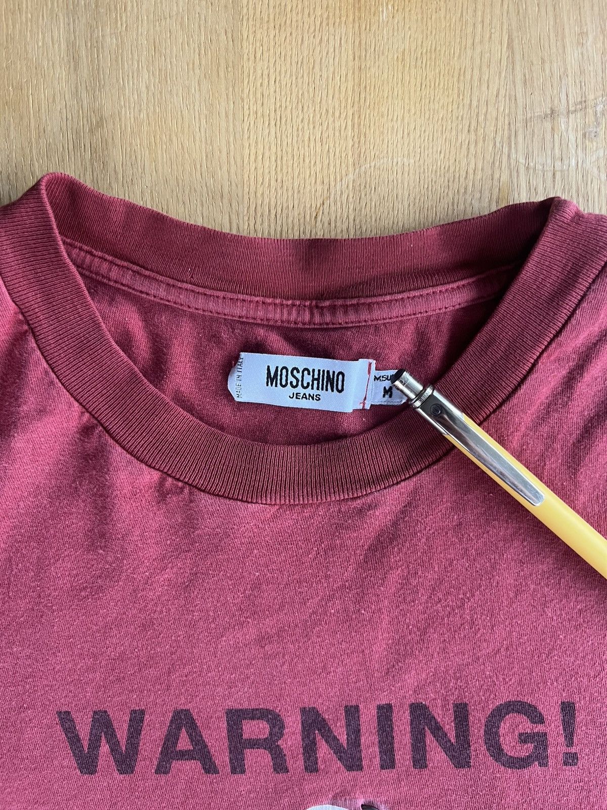 Moschino Vintage Moschino - Piercing T-Shirt Size US M / EU 48-50 / 2 - 3 Thumbnail