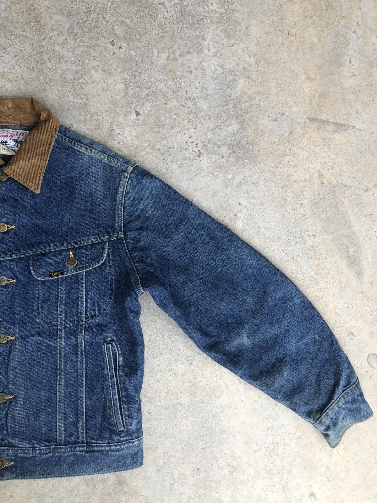 Lee Vintage 70’s Lee Storm Rider Blanked Lined Denim Jacket Size US L / EU 52-54 / 3 - 5 Thumbnail