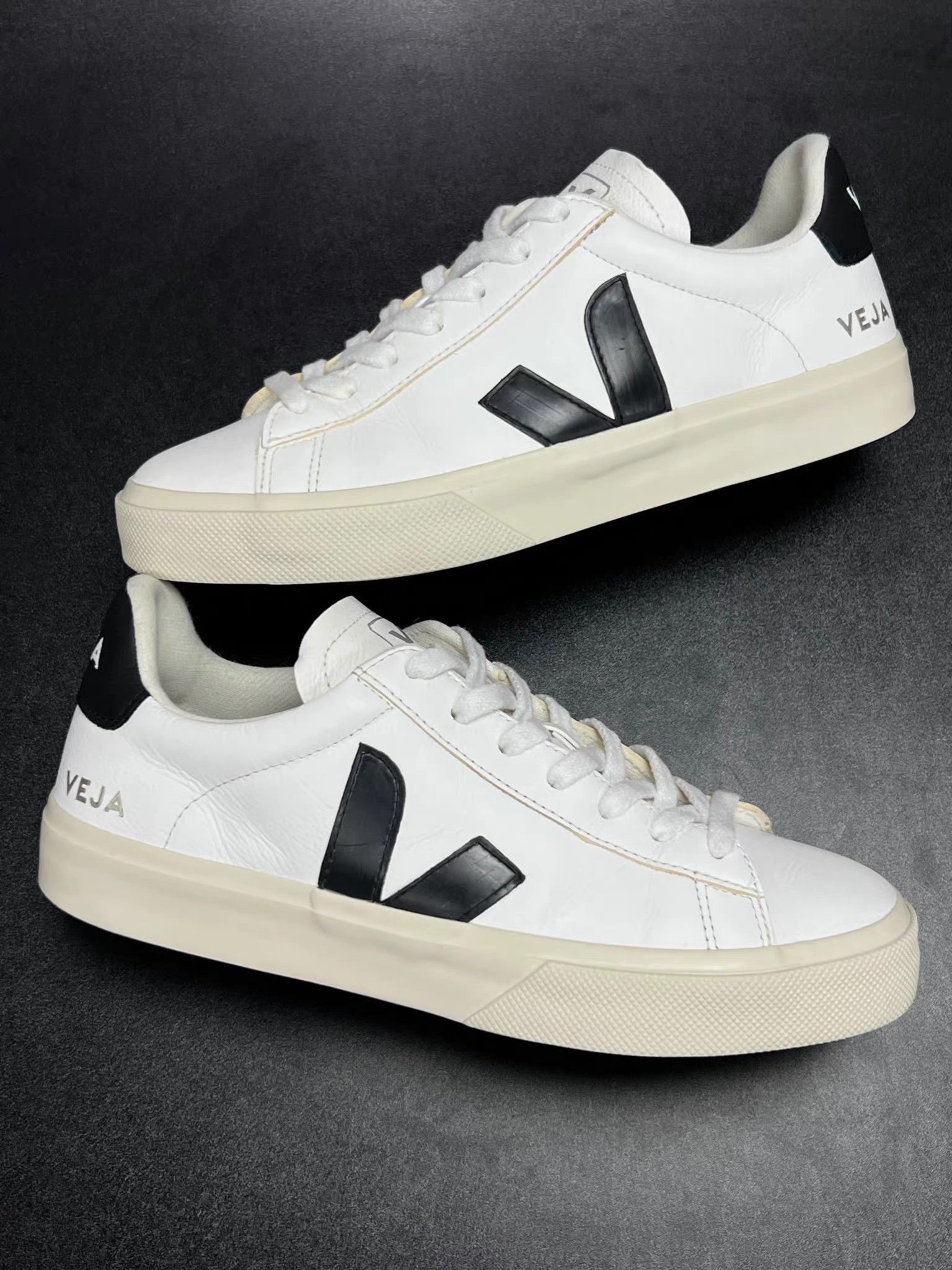 Veja VEJA Campo Leather Low-Top Sneakers K15 Size US 6 / EU 39 - 5 Thumbnail