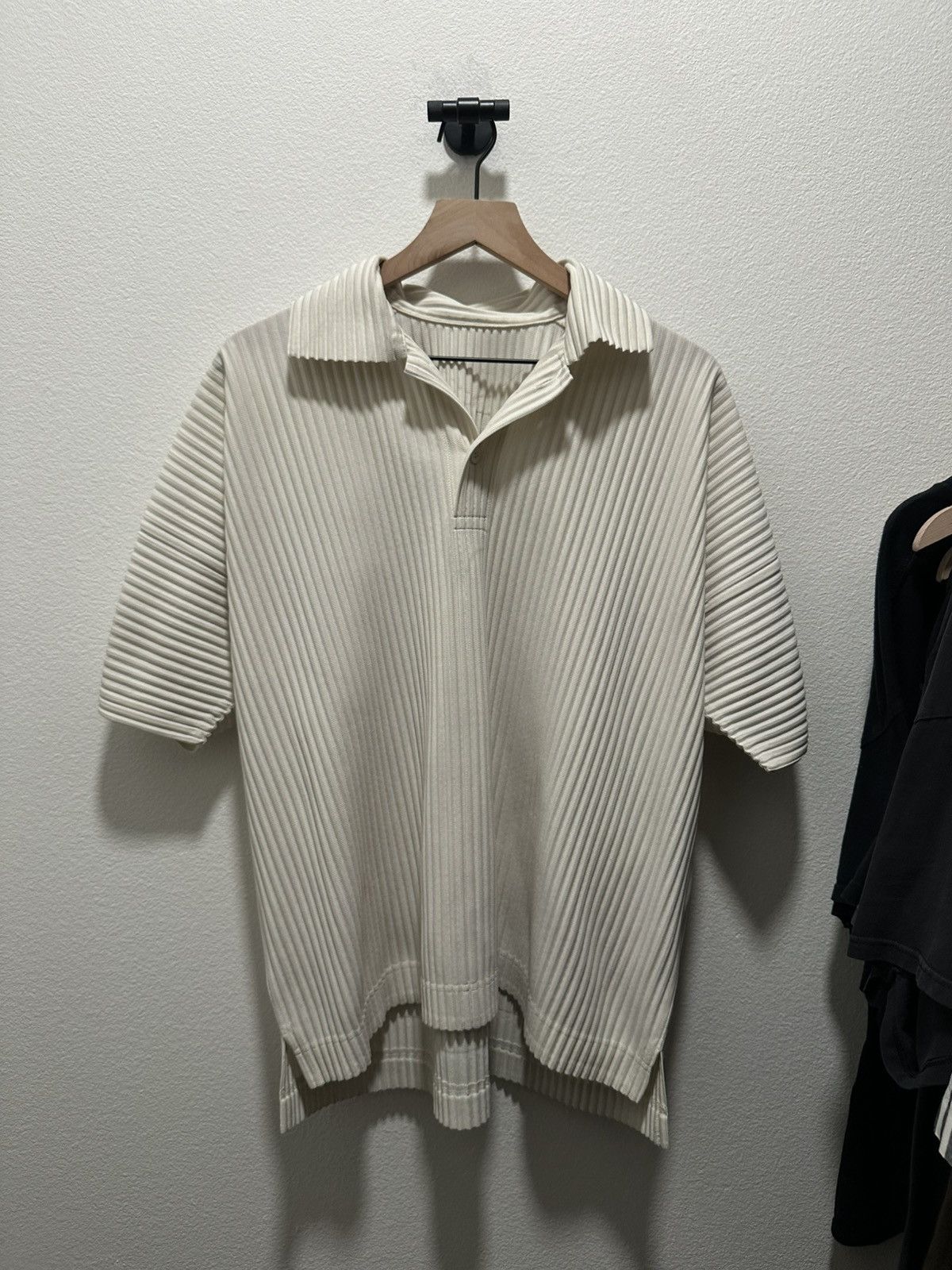 Homme Plisse Issey Miyake — Pleated Short Sleeve Shirt