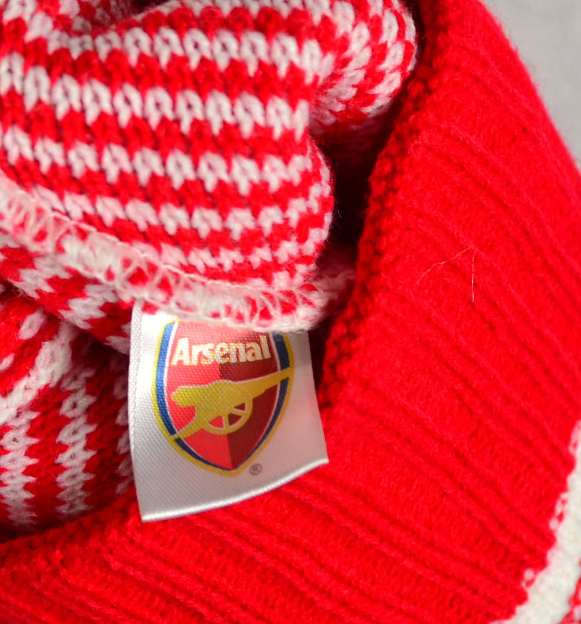 Vintage Arsenal FC Big Logo Beanie Hat Y2k Size ONE SIZE - 2 Thumbnail