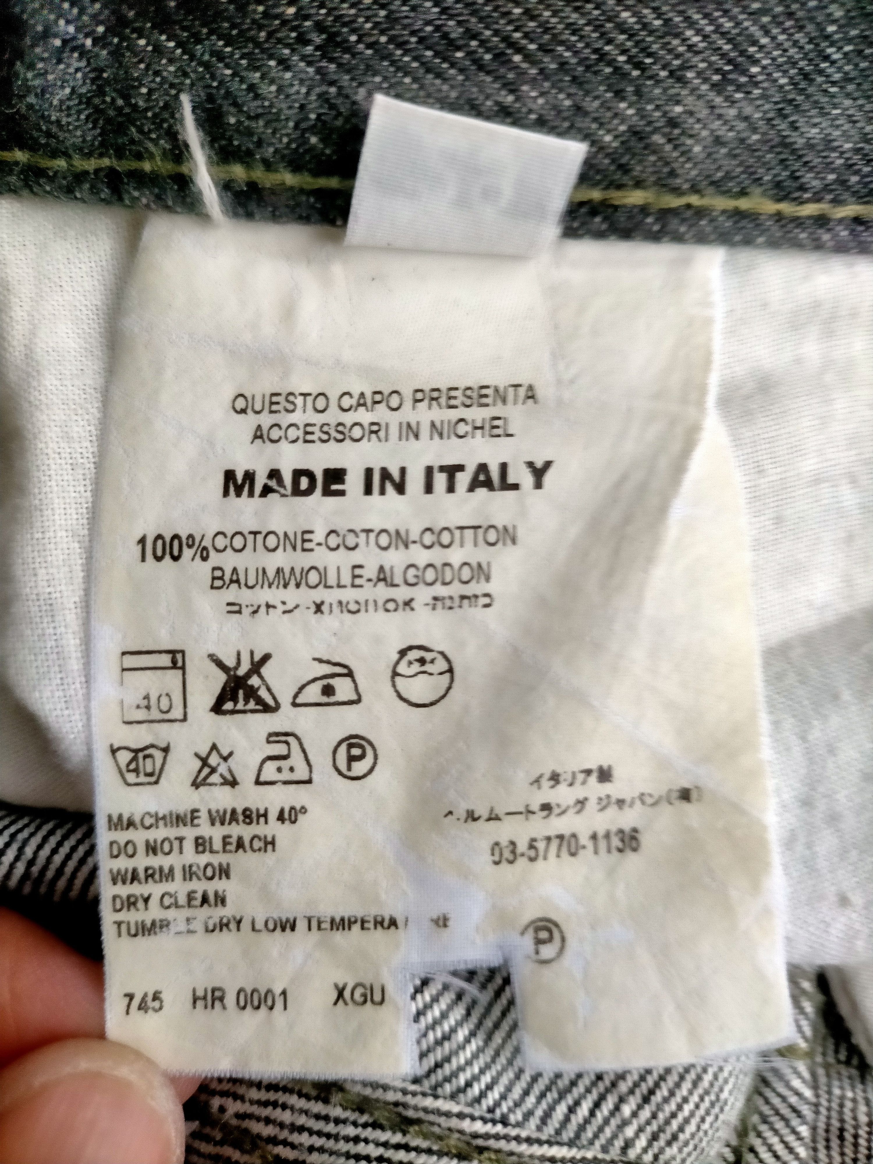 Helmut Lang Helmut Lang Made in italy Button Fly Black Jeans Size US 30 / EU 46 - 16 Thumbnail