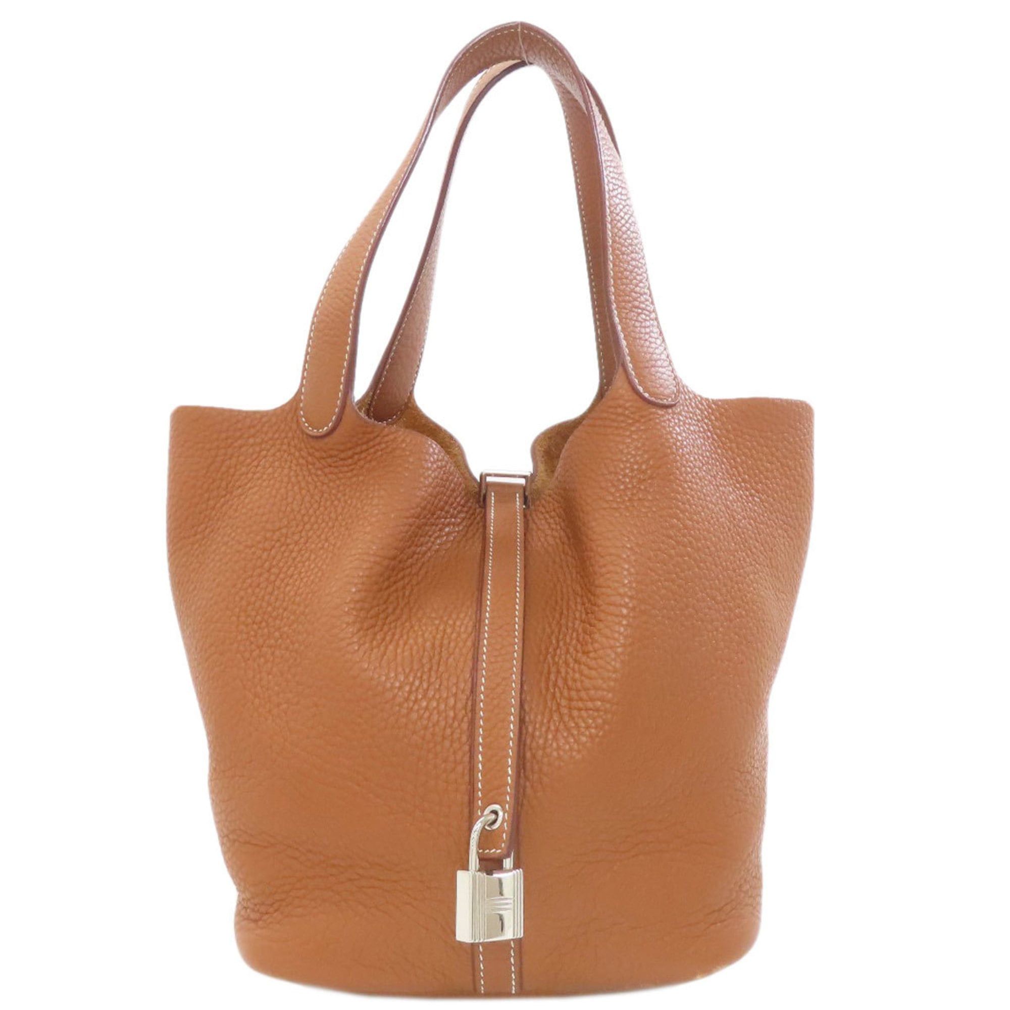 Hermes Hermès Picotin Lock MM Handbag with Silver Hardware, Taurillon, Women's, HERMES Size ONE SIZE - 1 Thumbnail