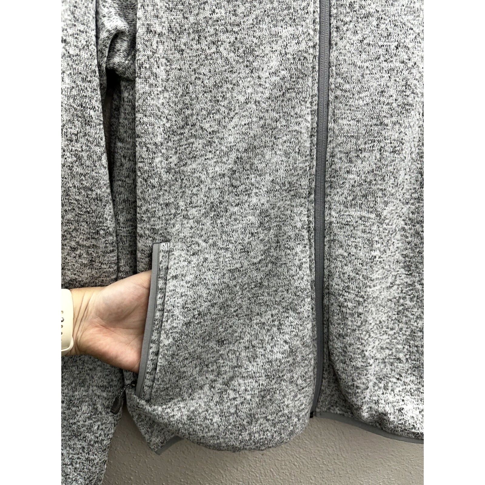 Vintage Fossa Womens Jacket Size Large Gray Embroidered Toys For Tots Full Zip Up Size L / US 10 / IT 46 - 7 Thumbnail
