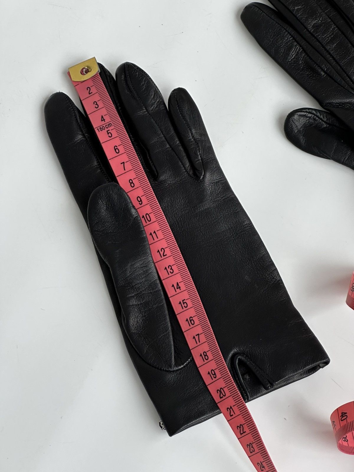 Prada × Streetwear × Vintage PRADA 2015 Crystal Leather Gloves  