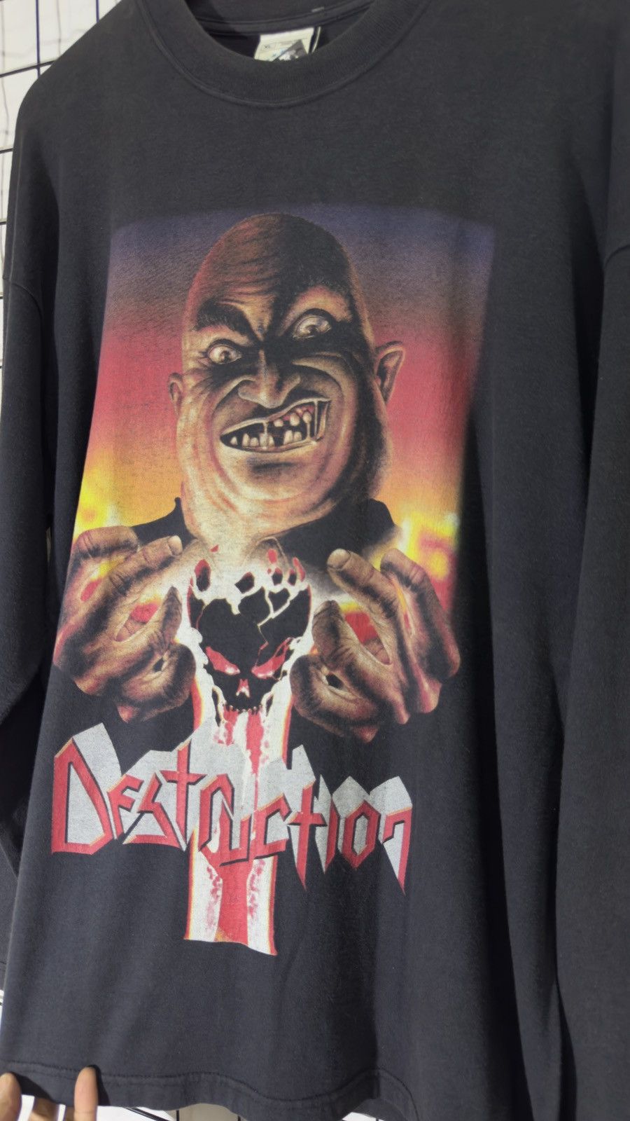 Band Tees Vintage 1999 destruction tour metal band tee shirt Size US XL / EU 56 / 4 - 7 Thumbnail