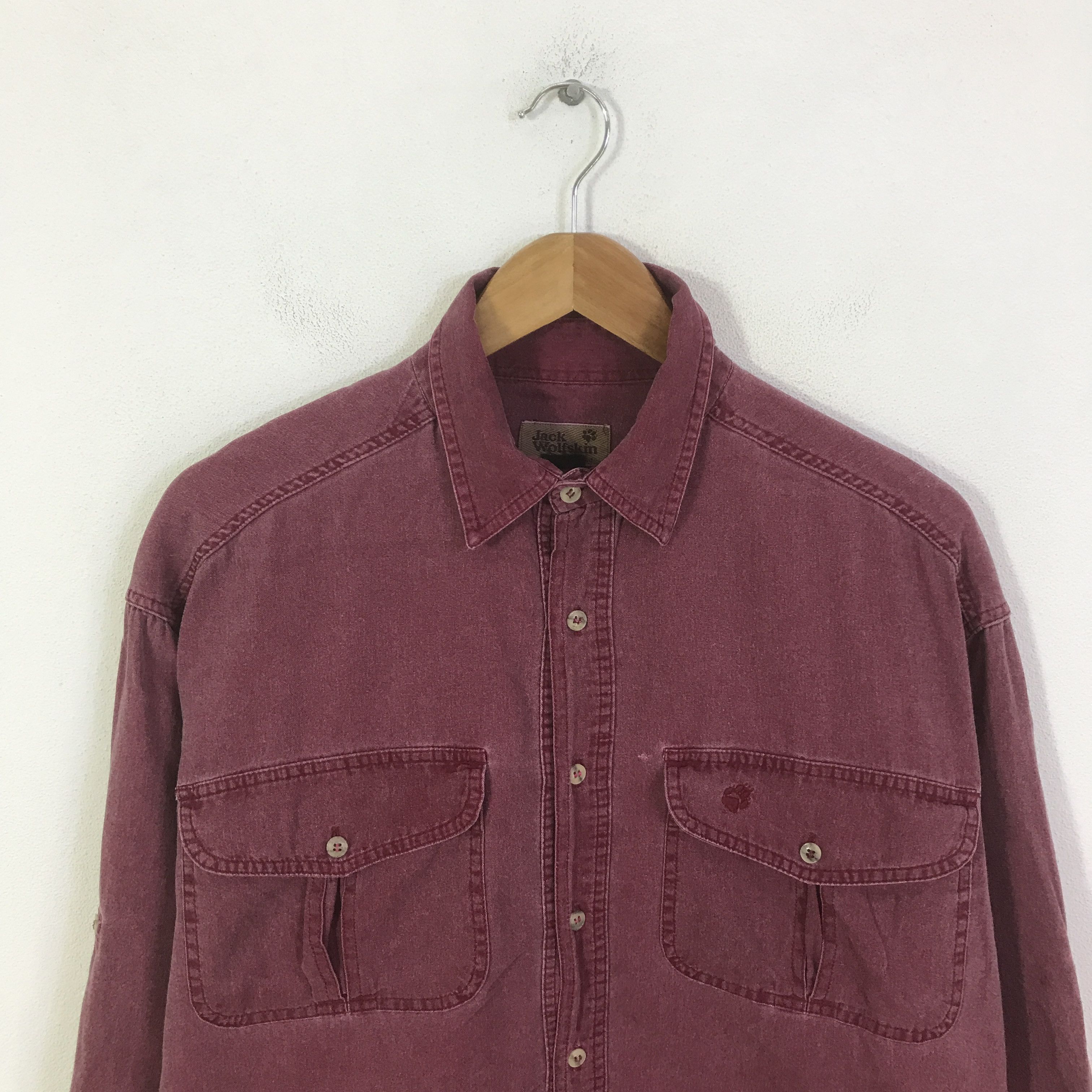 Jack Wolfskin vtg jack wolfskin button up shirt K117B16 Size US L / EU 52-54 / 3 - 2 Thumbnail