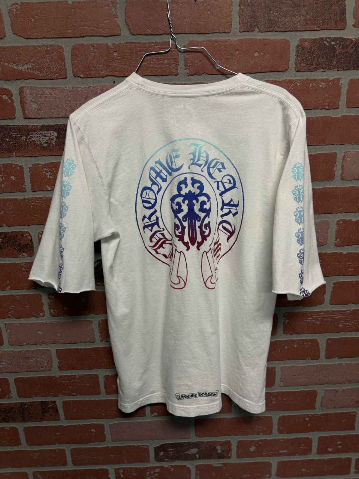 Chrome Hearts Chrome Hearts Colorful Dagger Tee Shirt Cut Sleeve Size M Size US M / EU 48-50 / 2 - 4 Thumbnail