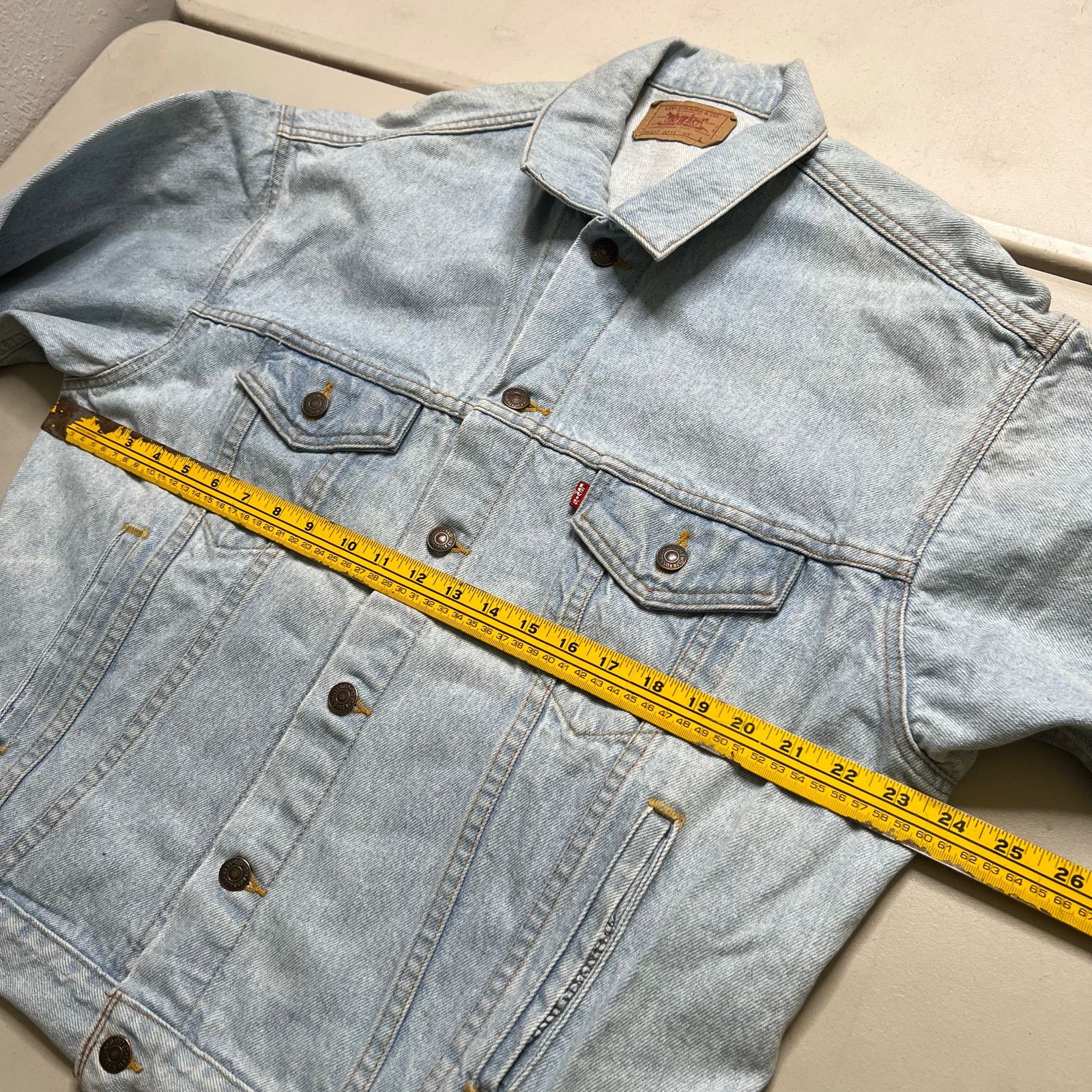 Levi's Vintage Levi’s 70507-0211 Denim Trucker Jacket Light Wash L Size US L / EU 52-54 / 3 - 8 Thumbnail