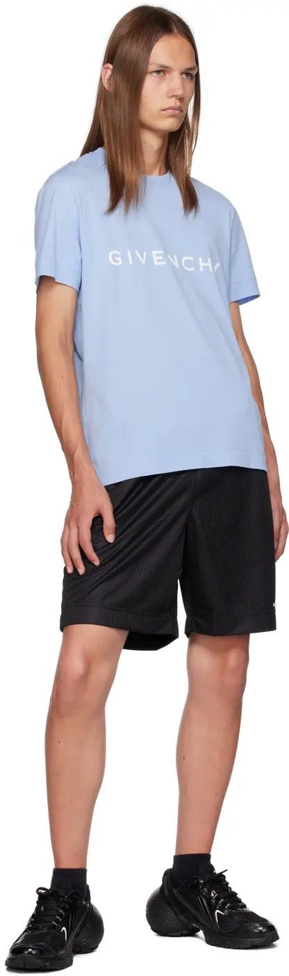 Givenchy o1srvl11e1024 Slim Fit T-Shirt in Light Blue Size US S / EU 44-46 / 1 - 4 Thumbnail