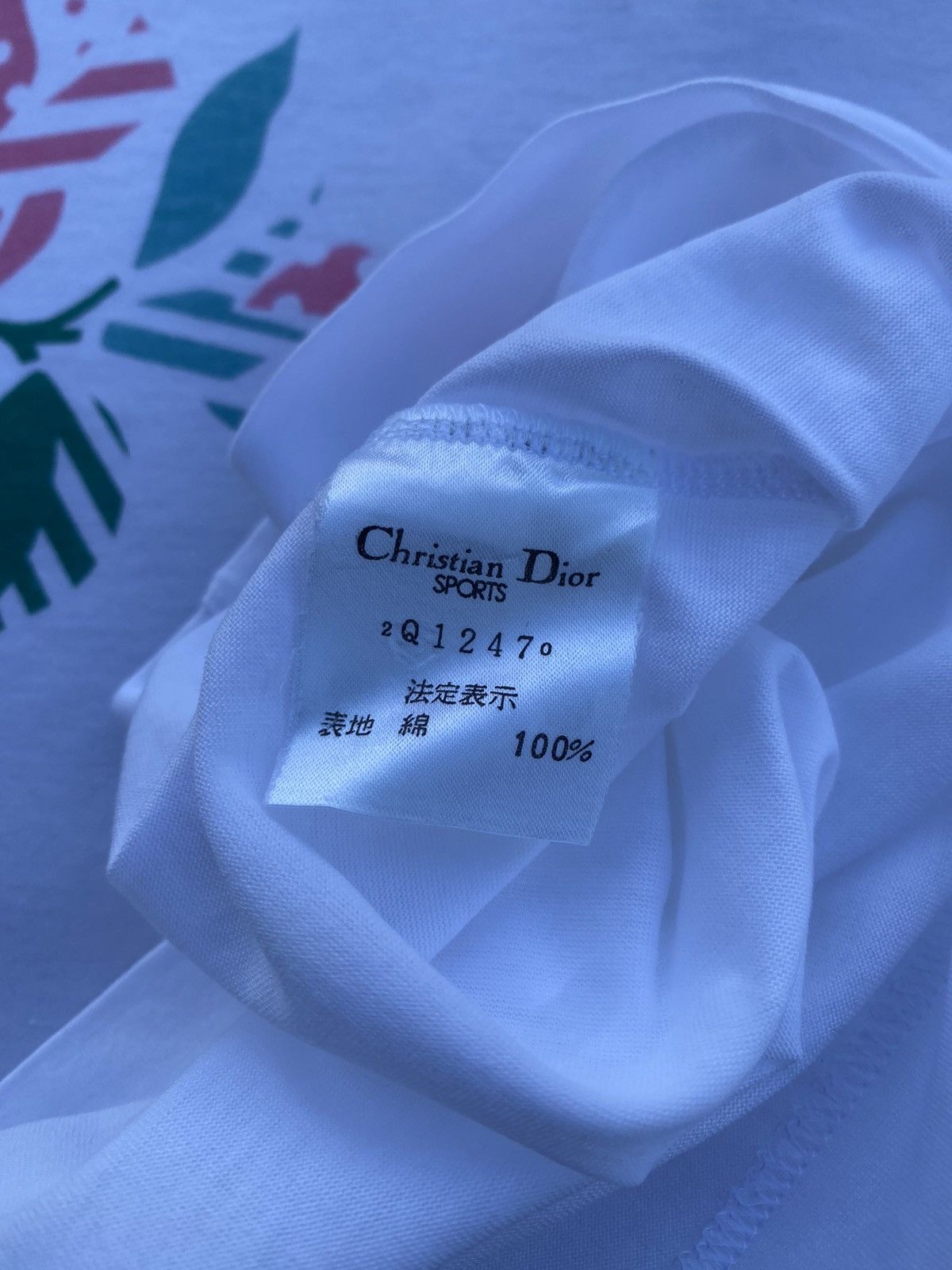 Christian Dior Monsieur Rare Vintage Christian Dior Rose White Tshirt Size US M / EU 48-50 / 2 - 12 Thumbnail
