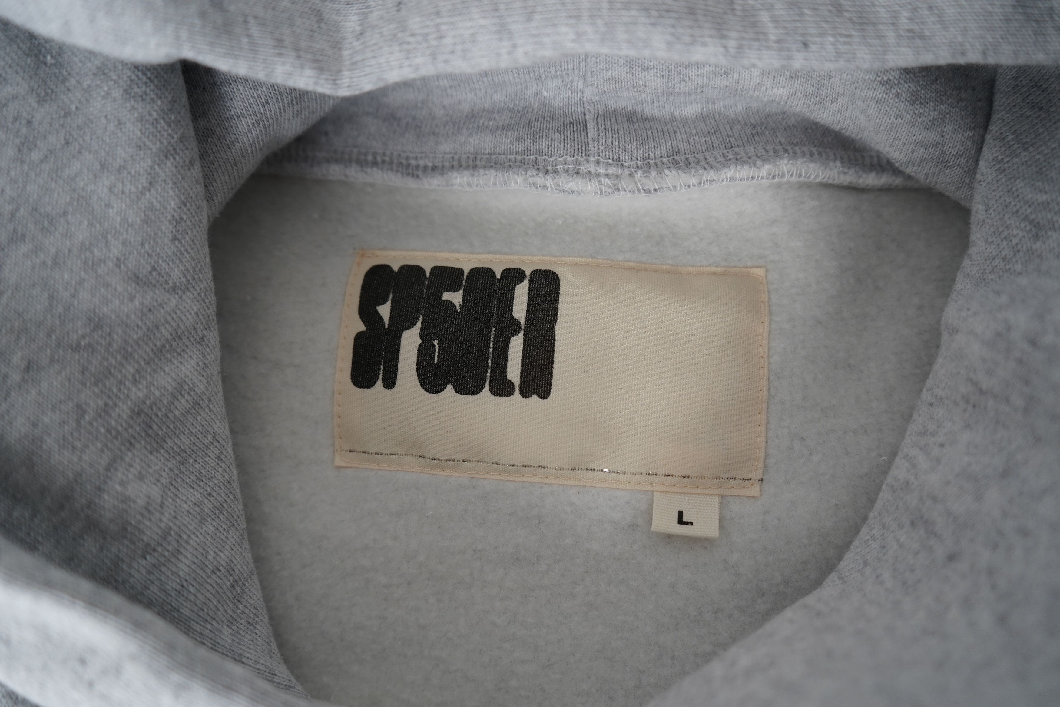 Sp5der Sp5der - Souvenir Hoodie (I Love Sp5der) - Heather Grey, L Size US L / EU 52-54 / 3 - 7 Thumbnail