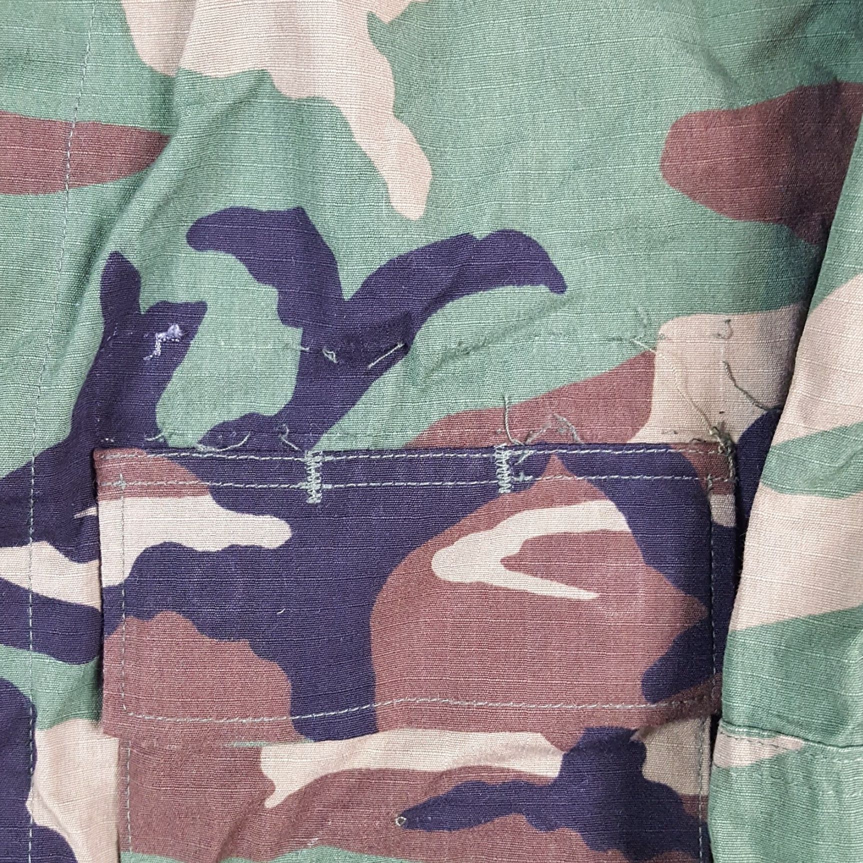 American Apparel VINTAGE American Apparel Military Jacket Men Small Camouflage Cotton Canvas 90s Army Outdoor Retro Y2K Size US S / EU 44-46 / 1 - 4 Thumbnail
