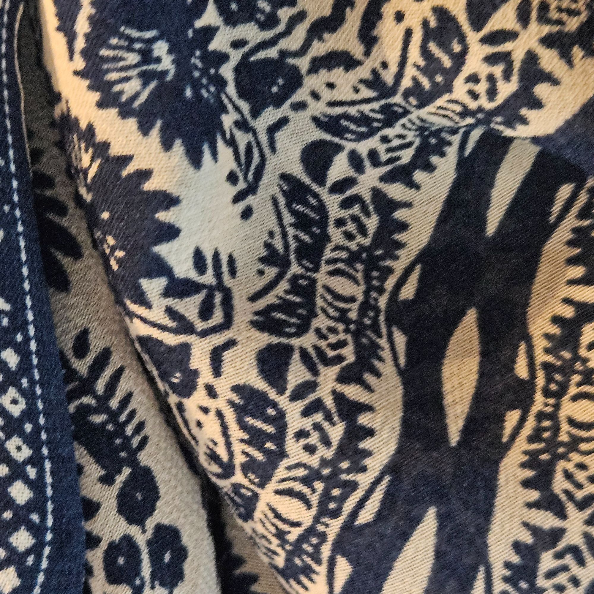 Other Aakaa Boho Maxi Dress Blue White Geo Print Short Sleeve Ligh Size S / US 4 / IT 40 - 7 Thumbnail