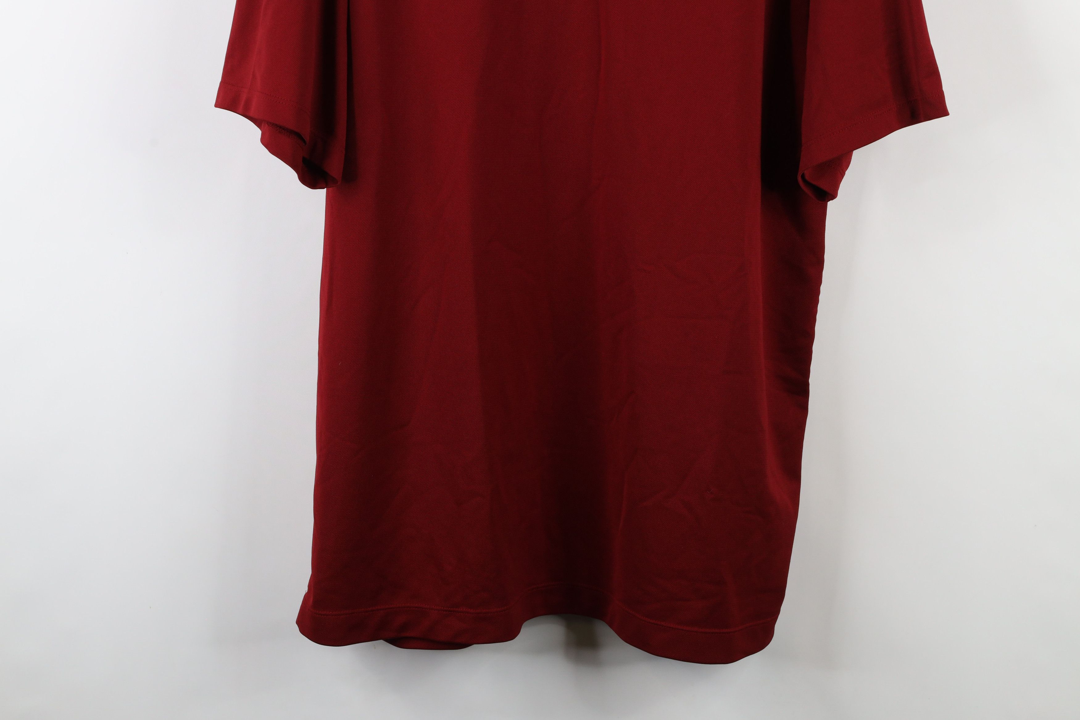 Nike × Vintage Vintage Nike Golf Mini Swoosh Short Sleeve Mock Neck T-Shirt Size US XL / EU 56 / 4 - 3 Thumbnail