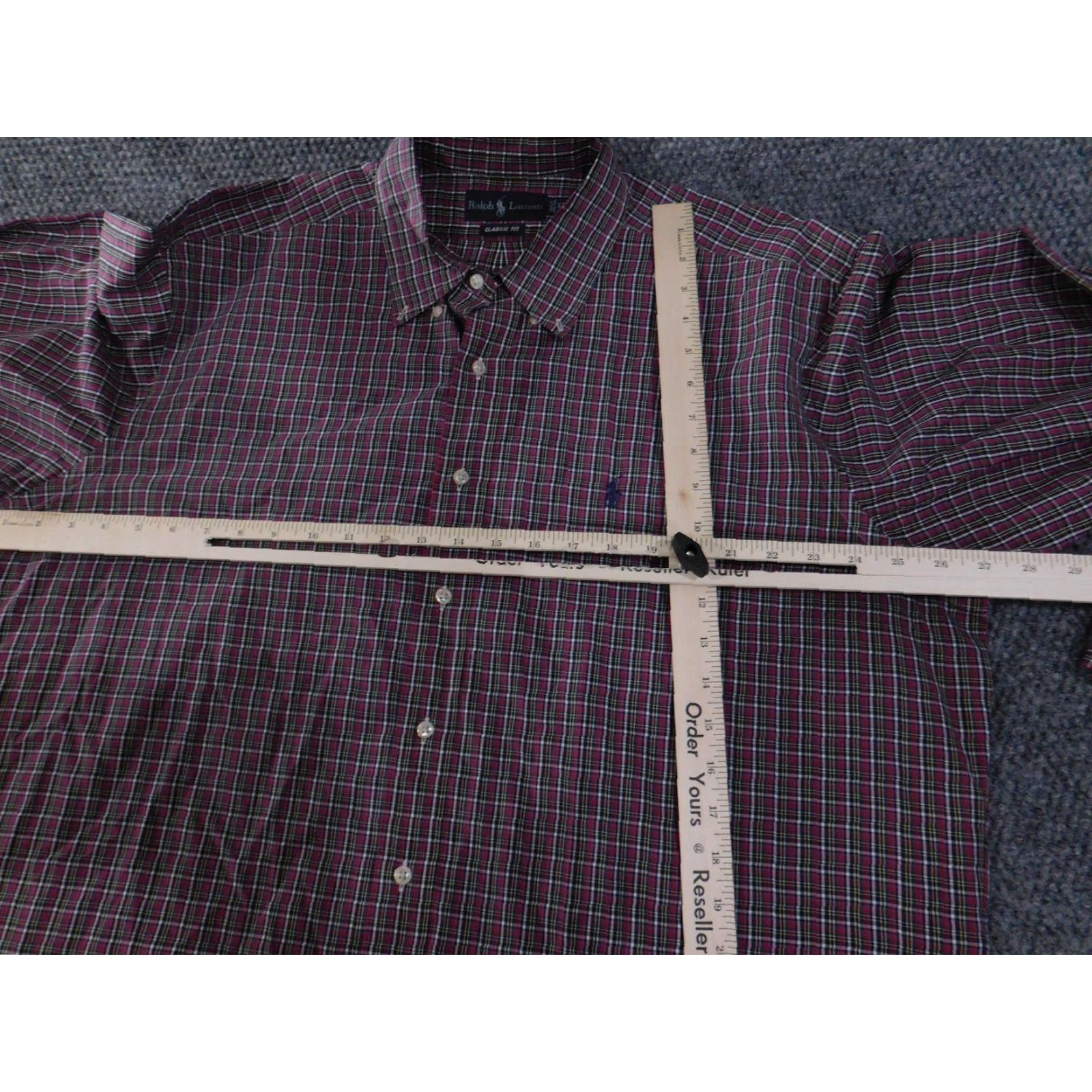 Ralph Lauren Ralph Lauren Shirt Mens XL Multicolor Plaid Classic Fit Long Sleeve Button Up Size US XL / EU 56 / 4 - 7 Thumbnail