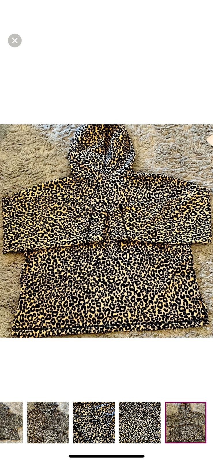 DKNY DKNY CHEETAH HOODIE Size XL / US 12-14 / IT 48-50 - 6 Thumbnail