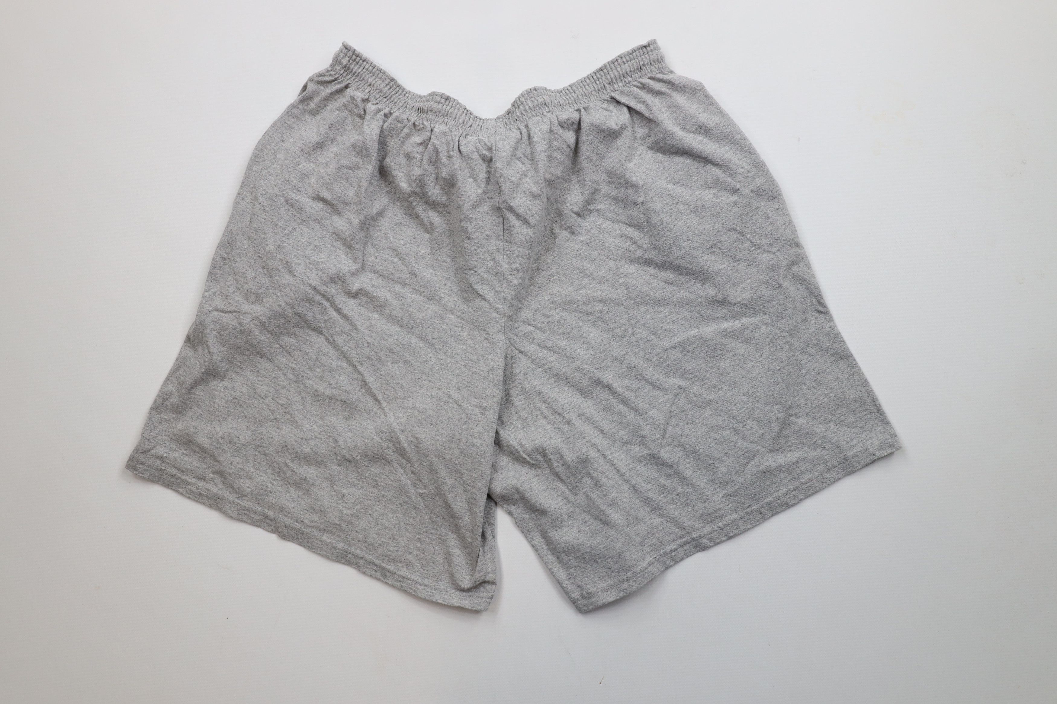 Champion × Vintage Vintage Y2K Champion Logo Above Knee Shorts Heather Gray Size US 36 / EU 52 - 8 Thumbnail