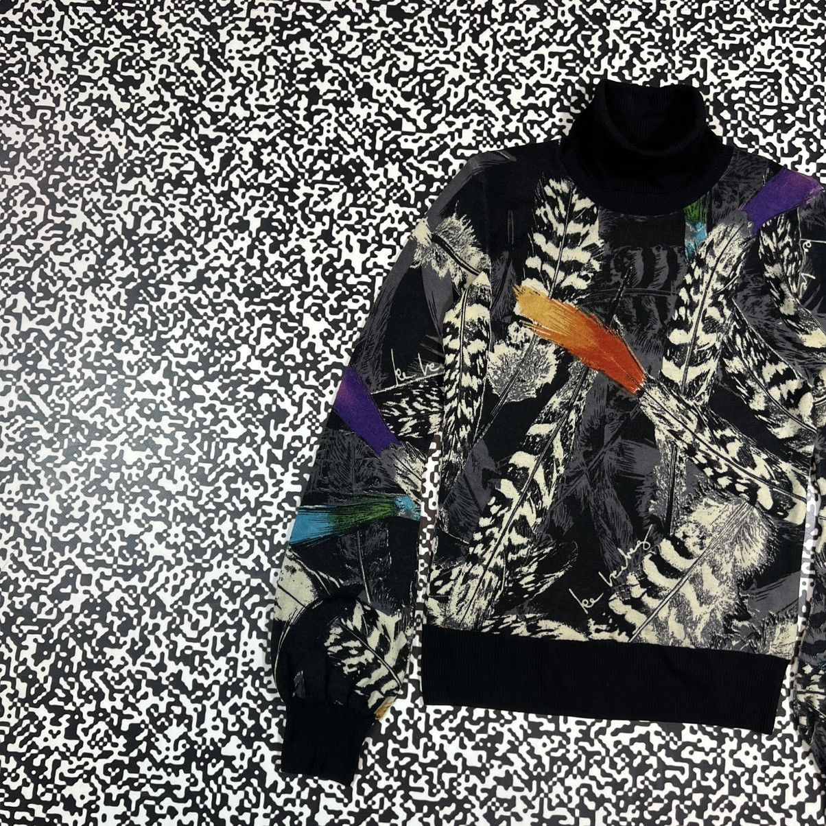 Iceberg Vintage Y2K Iceberg Luxury Abstract Floral Style Sweater 90s Size M / US 6-8 / IT 42-44 - 5 Thumbnail