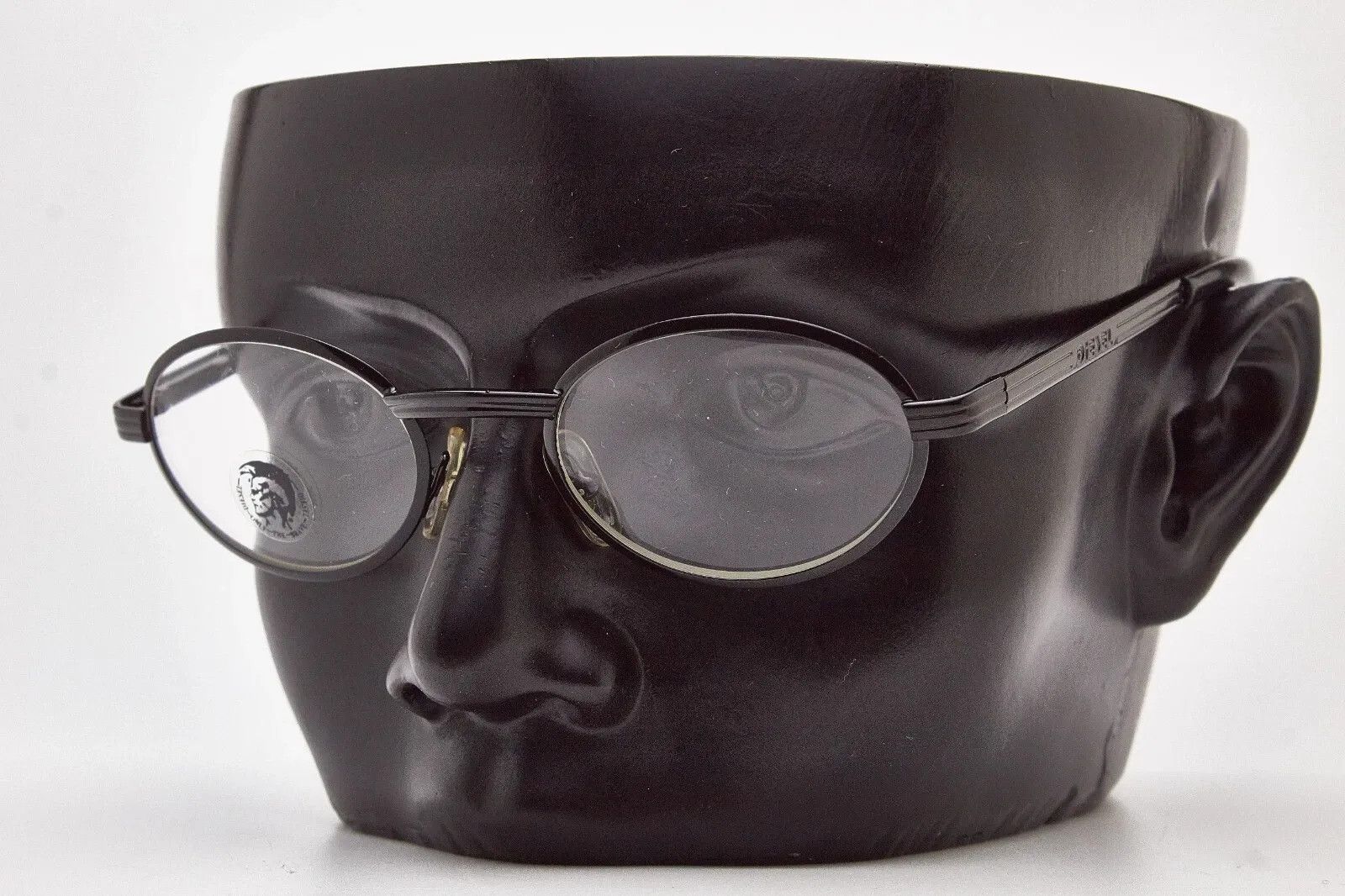 Diesel DIESEL Slim Black Oval Shades Retro IG Flex Size ONE SIZE - 8 Thumbnail