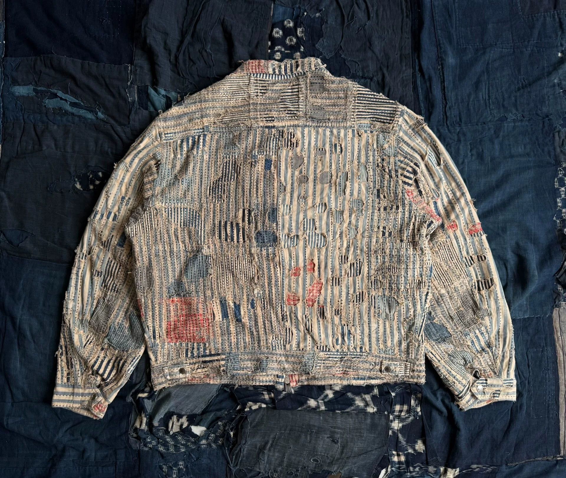 Kapital Kapital 25SS Liberty Boro Zip Jacket Size US XL / EU 56 / 4 - 3 Thumbnail