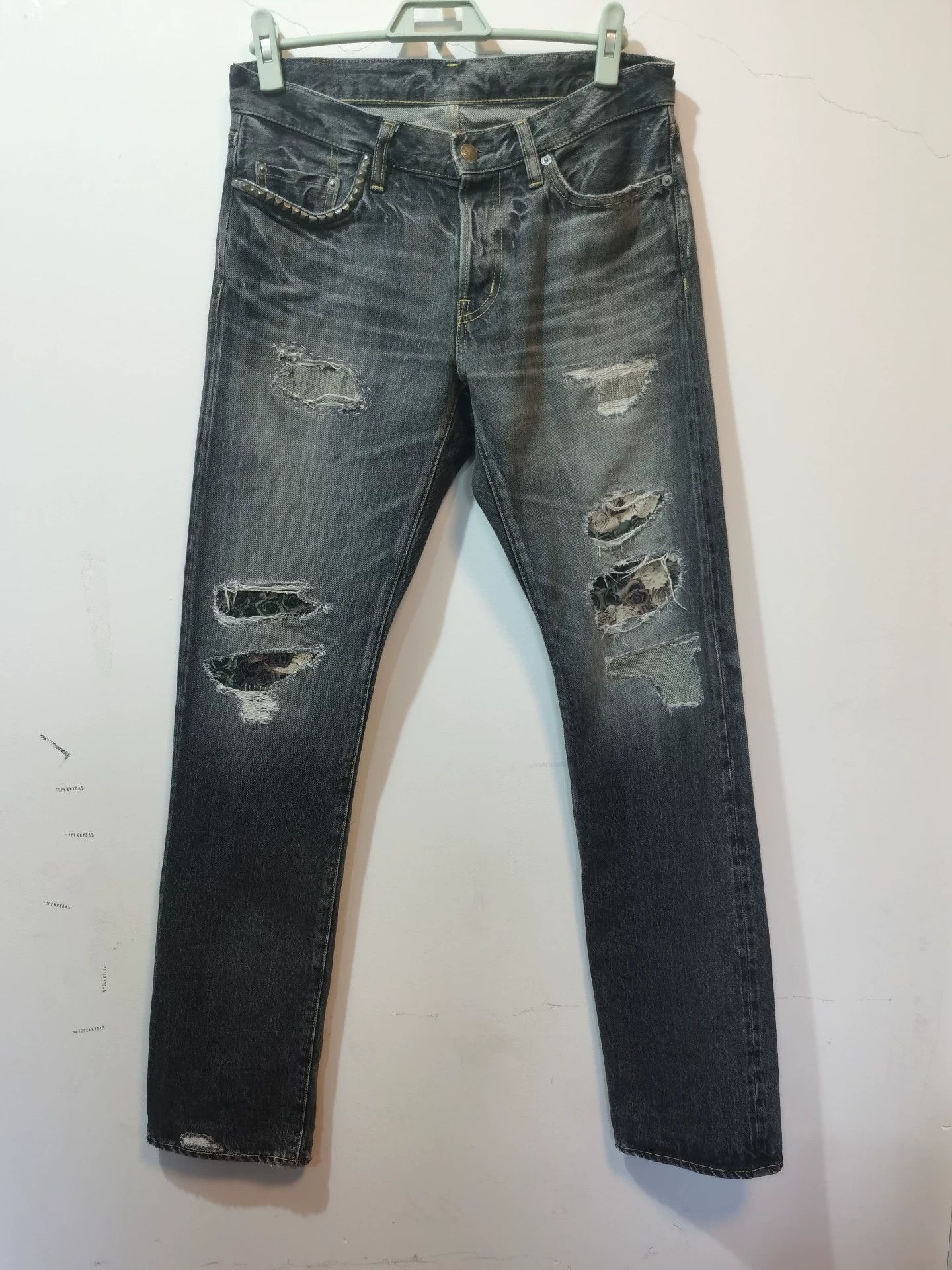 Hysteric Glamour hysteric glamour x mihara yasuhiro black jeans Size US 31 - 1 Thumbnail