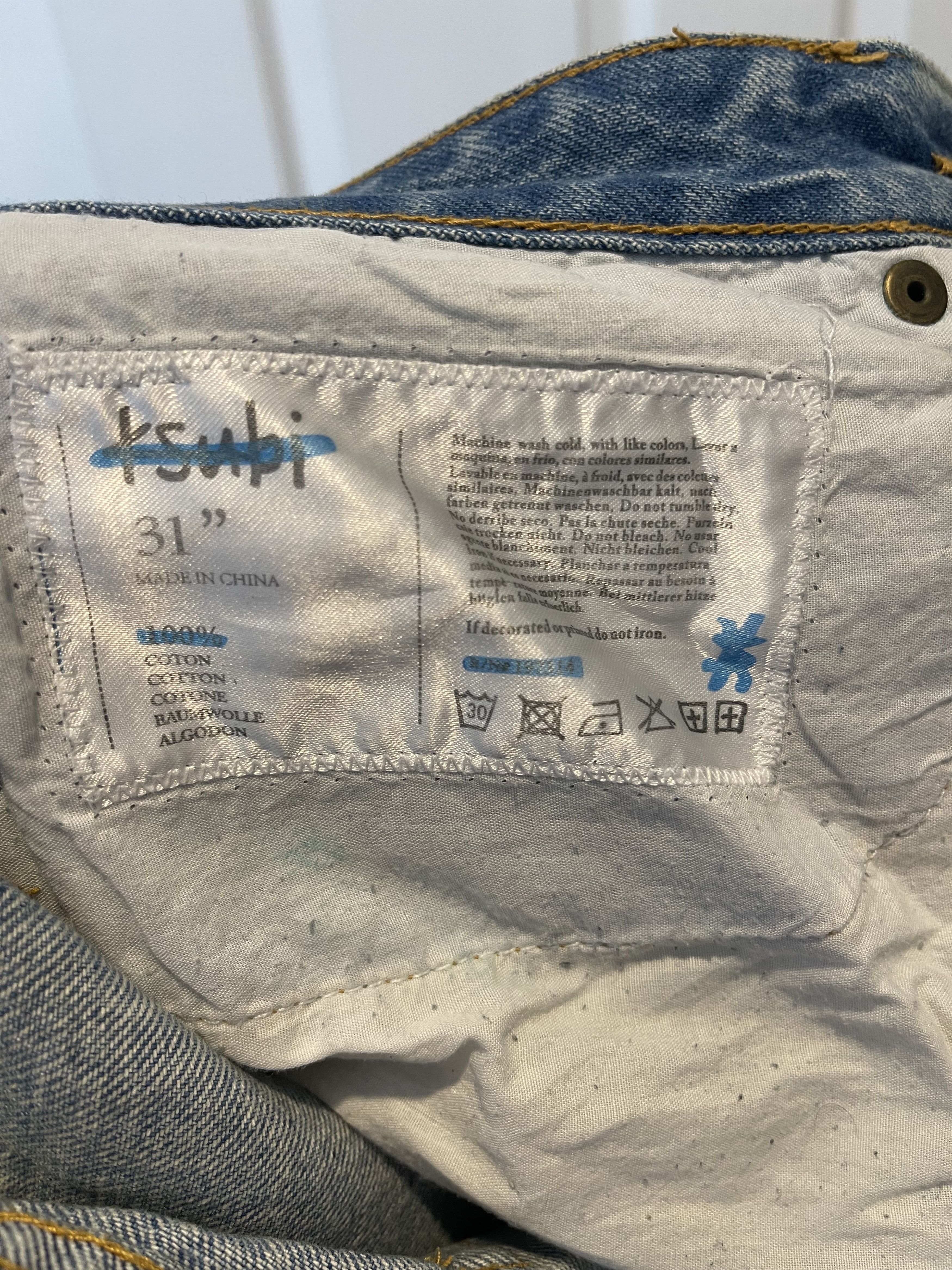 Ksubi Ksubi blue ripped jeans Size US 31 - 6 Thumbnail