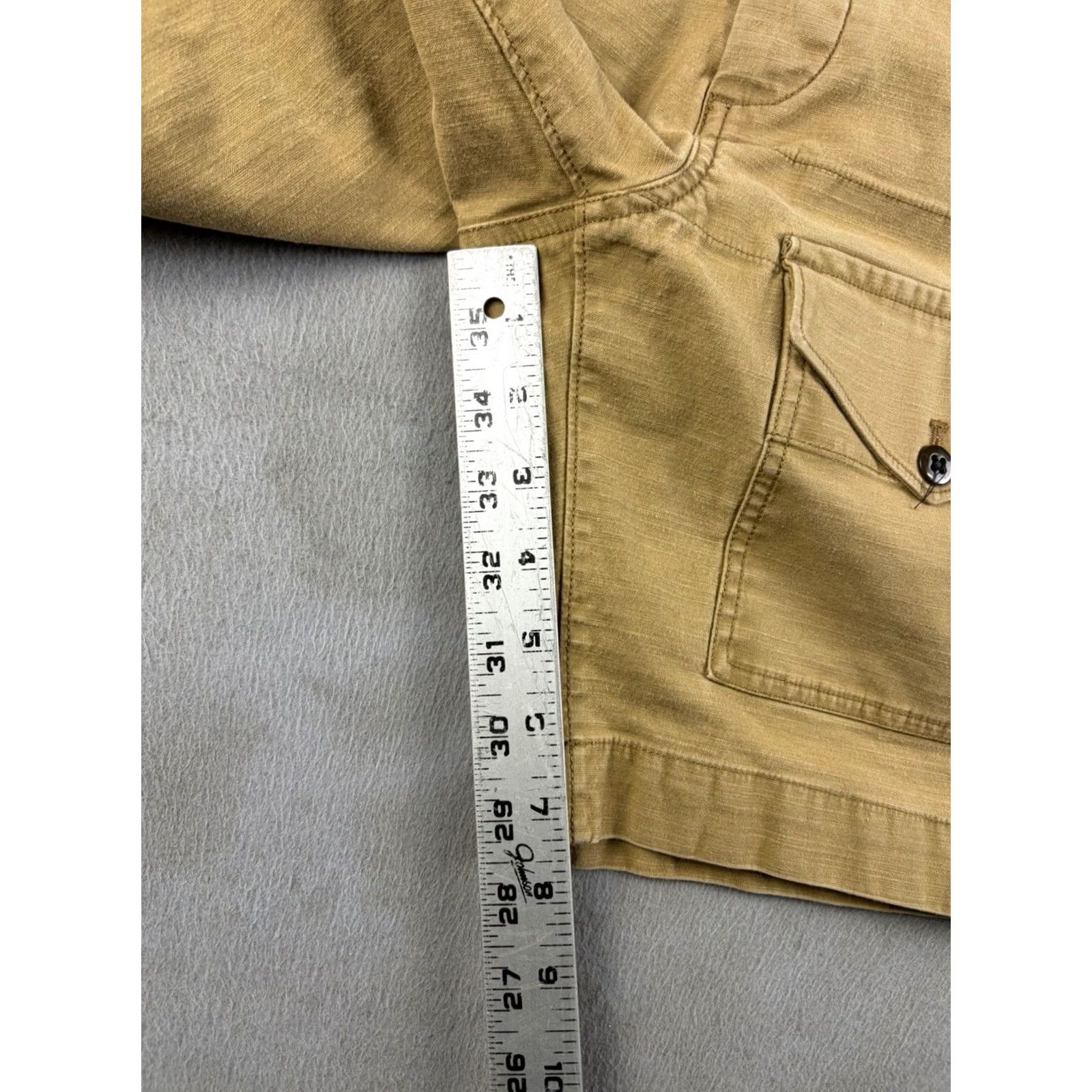 Todd Snyder Todd Snyder Cargo Shorts Mens 28 Brown Button Fly Utility Pocket Casual Cotton Spandex Flat Front Inseam 7" Size US 28 / EU 44 - 6 Thumbnail