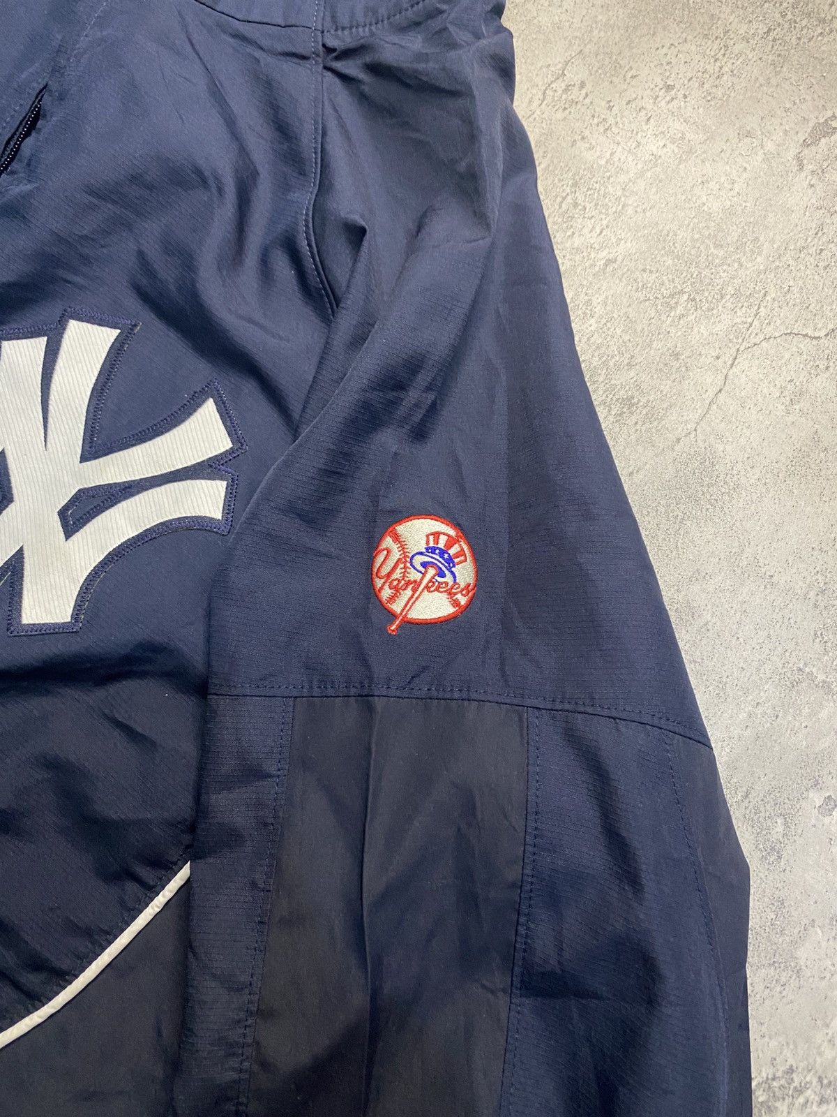 MLB New york yankees jacket mens medium blue 1/4 zip pullover Size US L / EU 52-54 / 3 - 6 Thumbnail