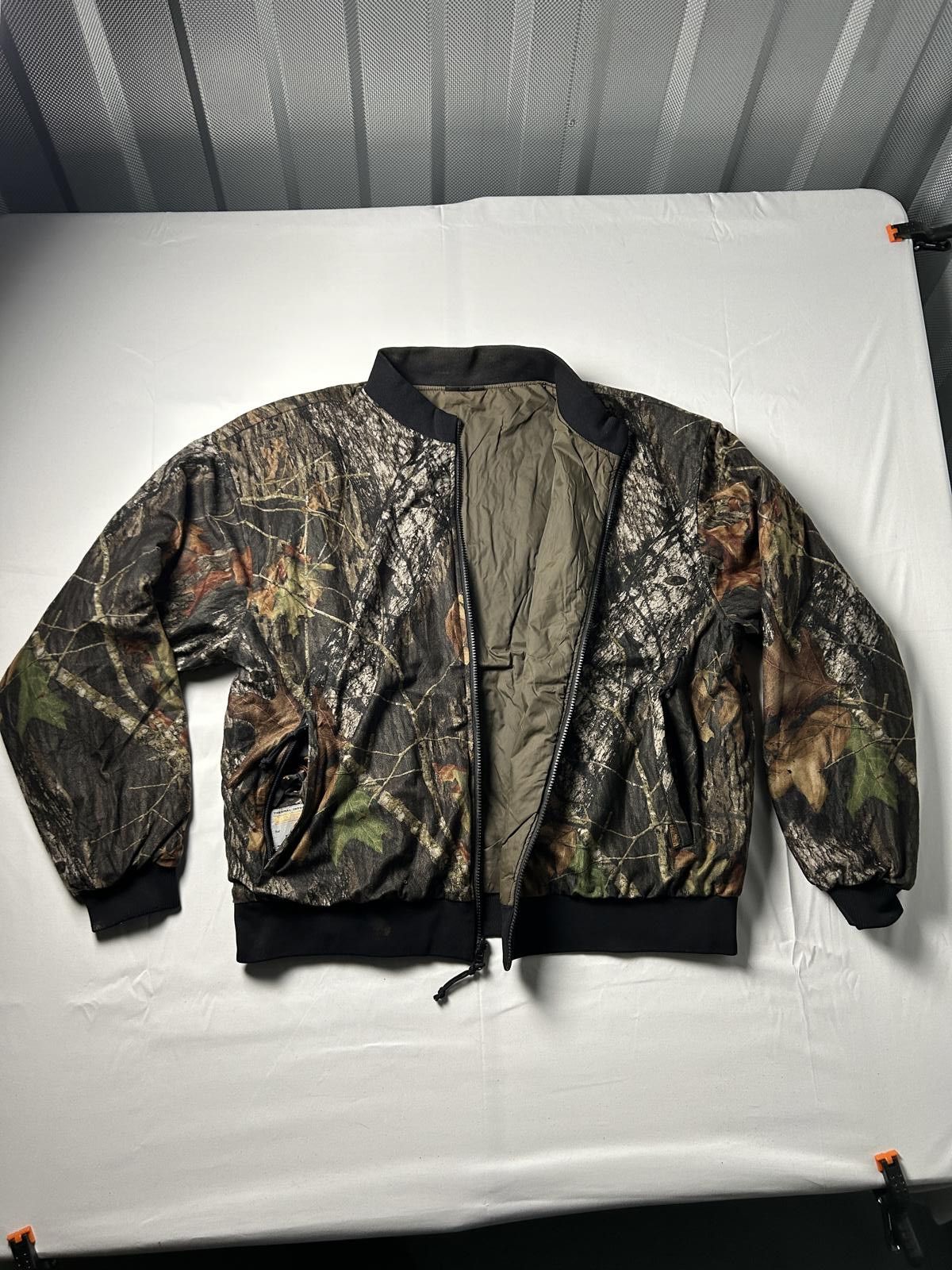 Realtree Reversible RealTree Camo Khaki Thermal Track Jacket Size US XL / EU 56 / 4 - 4 Thumbnail