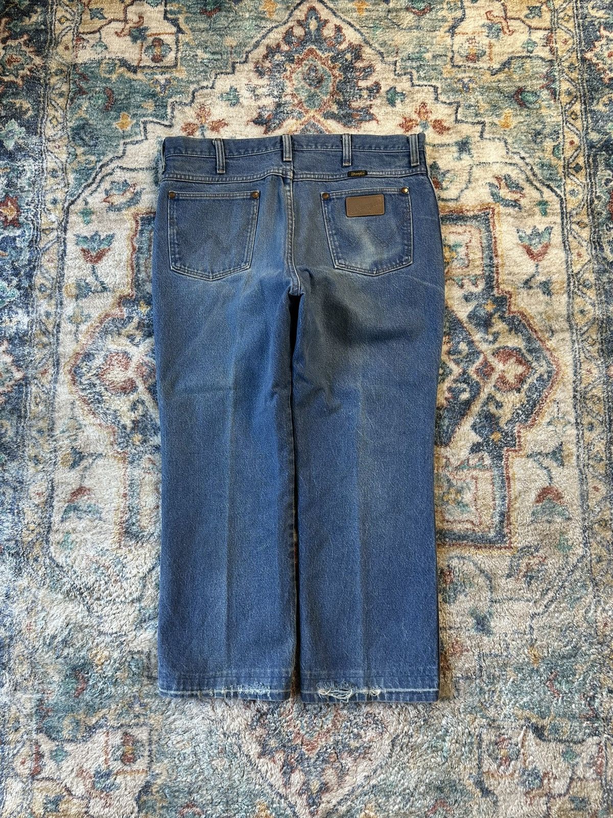 Wrangler Wrangler Blue Denim Size 35 Size US 35 - 3 Thumbnail