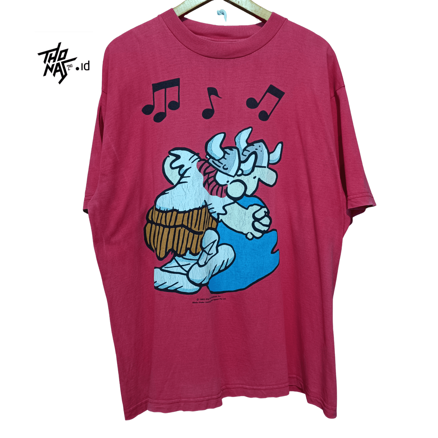 Cartoon Network Vintage 90s Hagar the Horrible Dancing Size US L / EU 52-54 / 3 - 2 Thumbnail