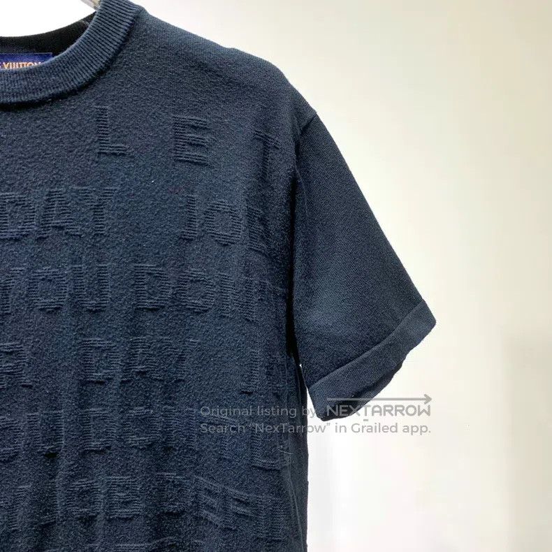 Louis Vuitton Louis Vuitton Black Alphabet Bullet Screen Knit Short Slee Size US S / EU 44-46 / 1 - 7 Thumbnail