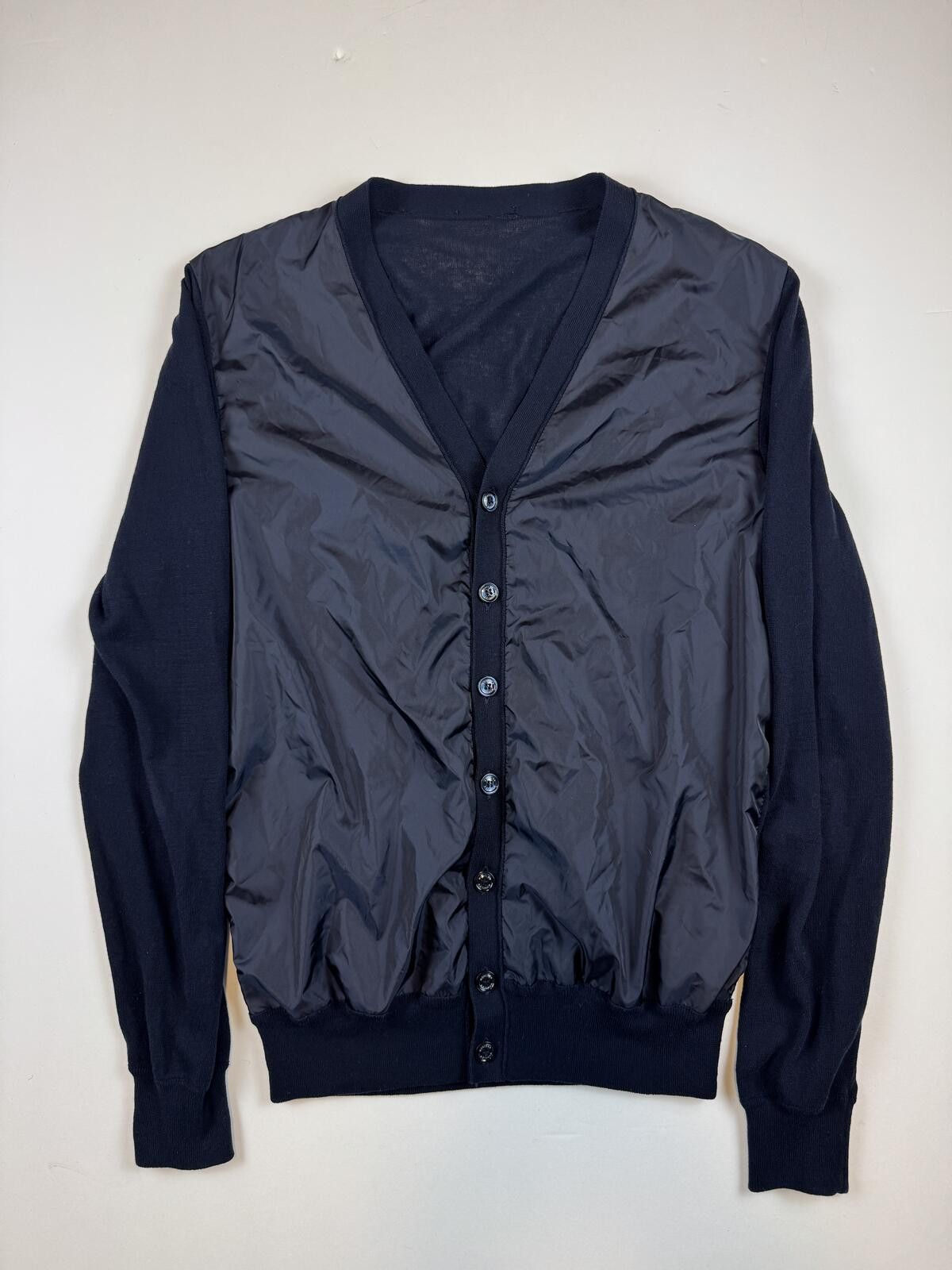 MONCLER マグリアトリコットジレ L ネイビー Moncler Maglia Cardigan | Grailed