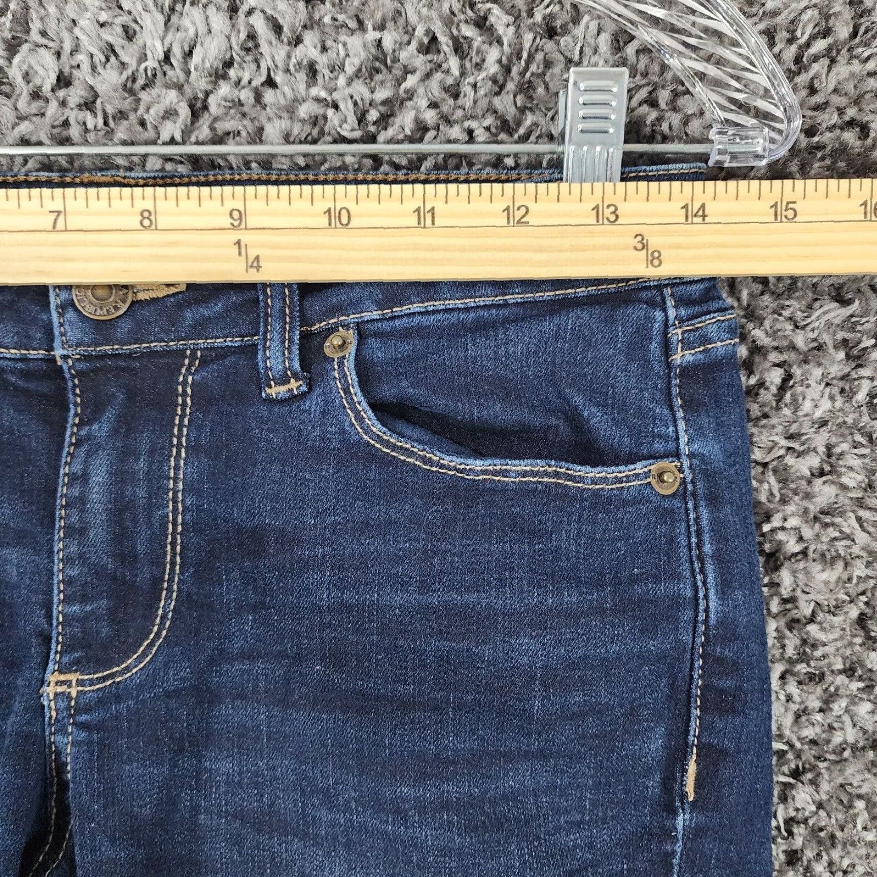 Banana Republic BANANA REPUBLIC Bermuda Jean Shorts - Women - Size 4 - Blue Denim - Casual Beachwear Size 28" / US 6 / IT 42 - 3 Thumbnail