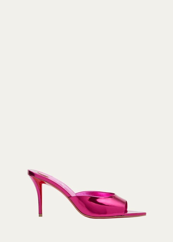 Christian Louboutin os11x0526 Miss Z Mules Sandals in Pink Size US 7 / IT 37 - 1 Thumbnail