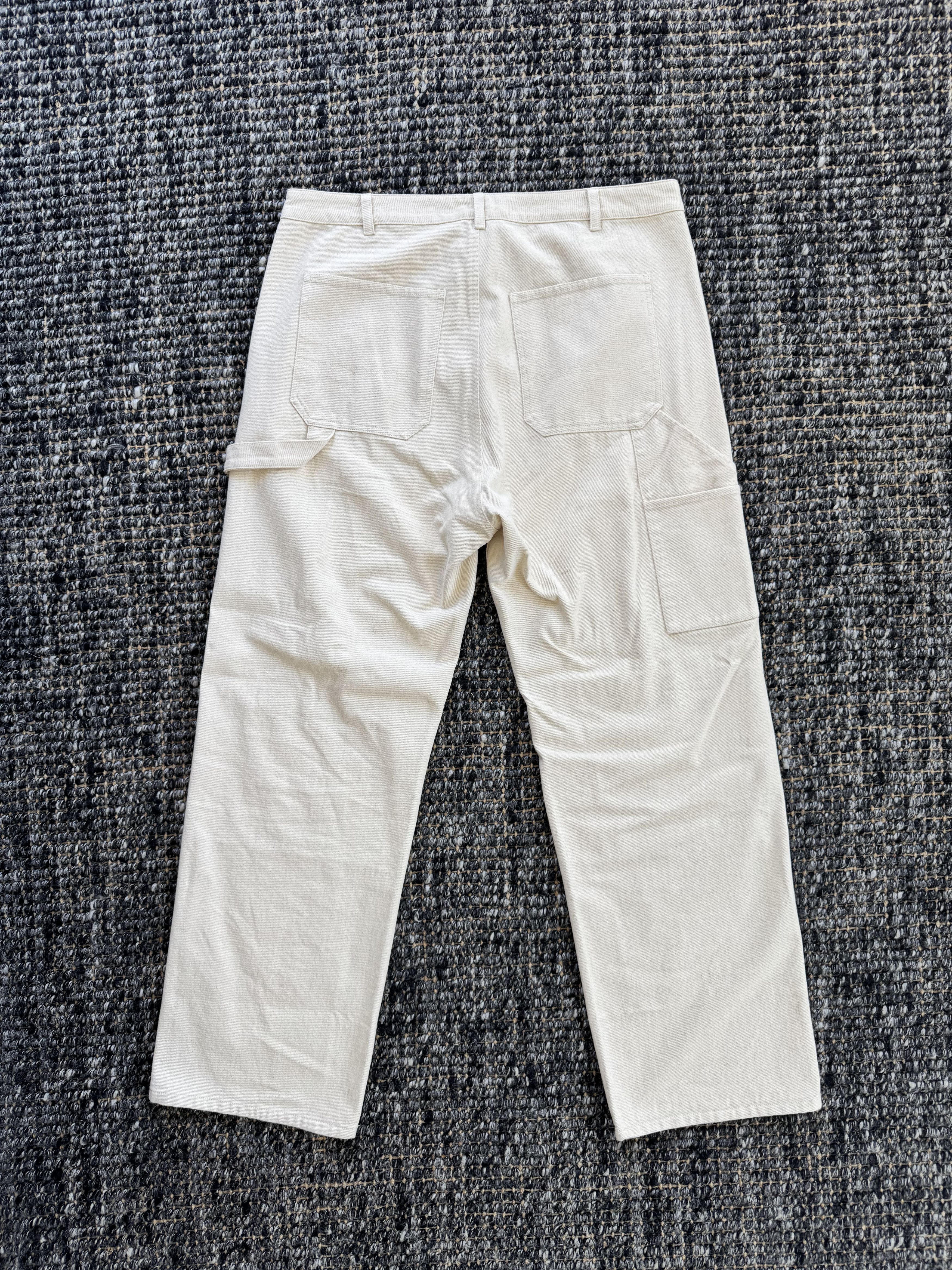 Shades Of Grey Carpenter Pant - Ecru Denim | Size 38 | Style # BTM727 Size US 38 / EU 54 - 4 Thumbnail