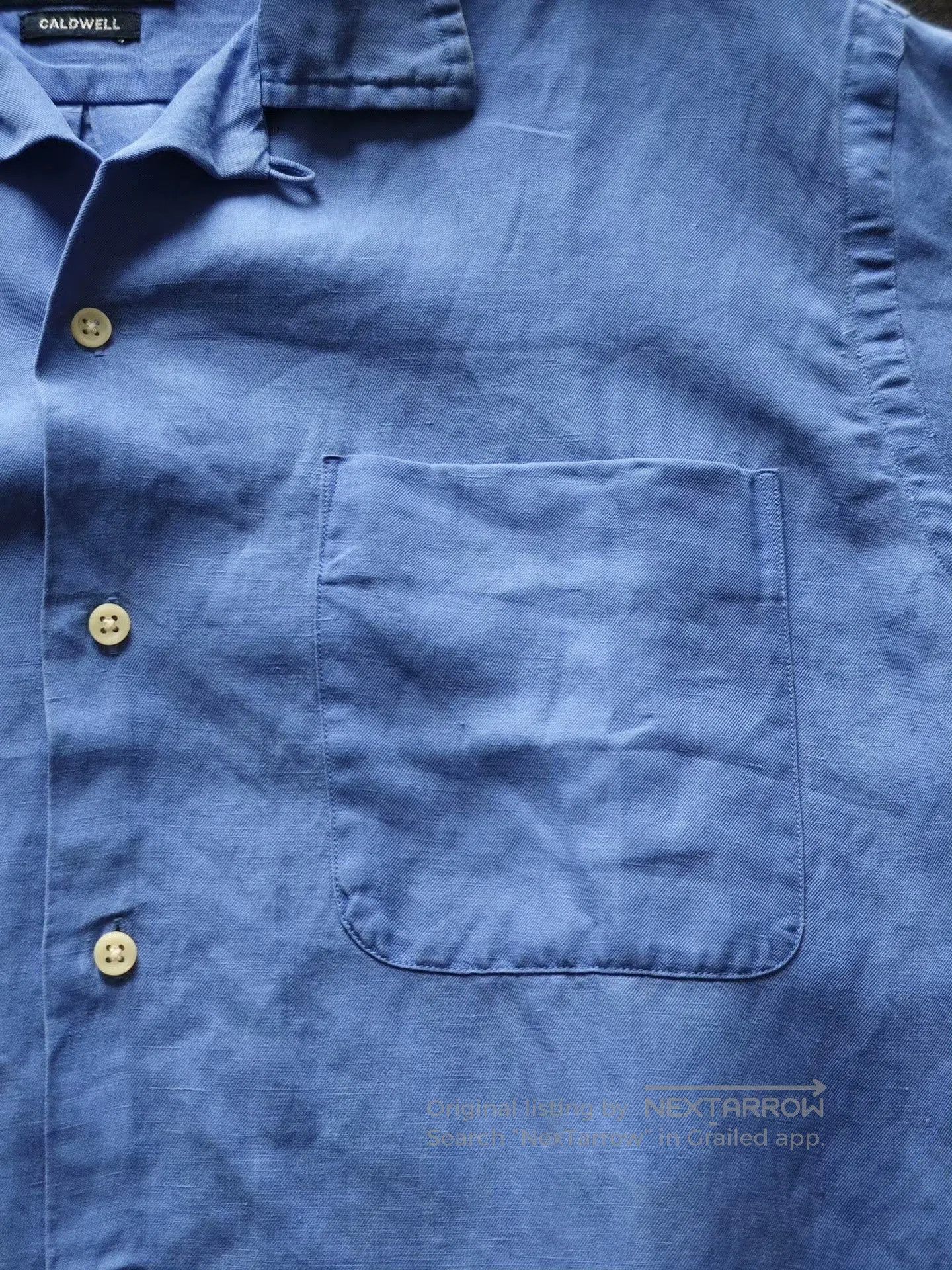 Polo Ralph Lauren Polo Ralph Lauren Blue Cuban Collar Shirt. Size US M / EU 48-50 / 2 - 2 Thumbnail