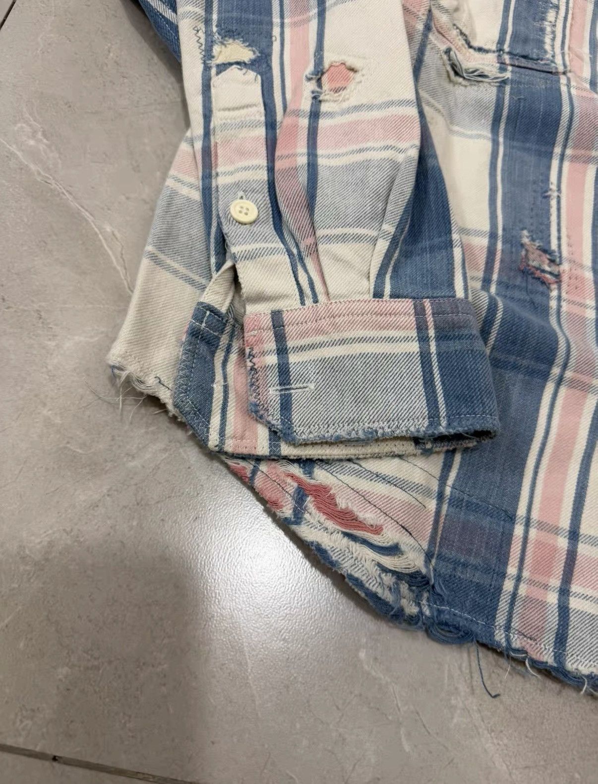 Visvim VISVIM 22SS PIONEER CHECK L/S CRASH J34 Size US XS / EU 42 / 0 - 2 Thumbnail