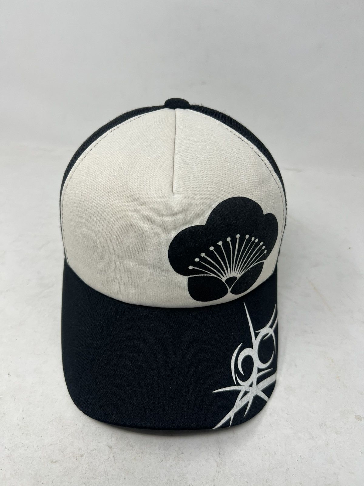 Japanese Brand Ongo Flower Knot Trucker Hat Size ONE SIZE - 5 Thumbnail