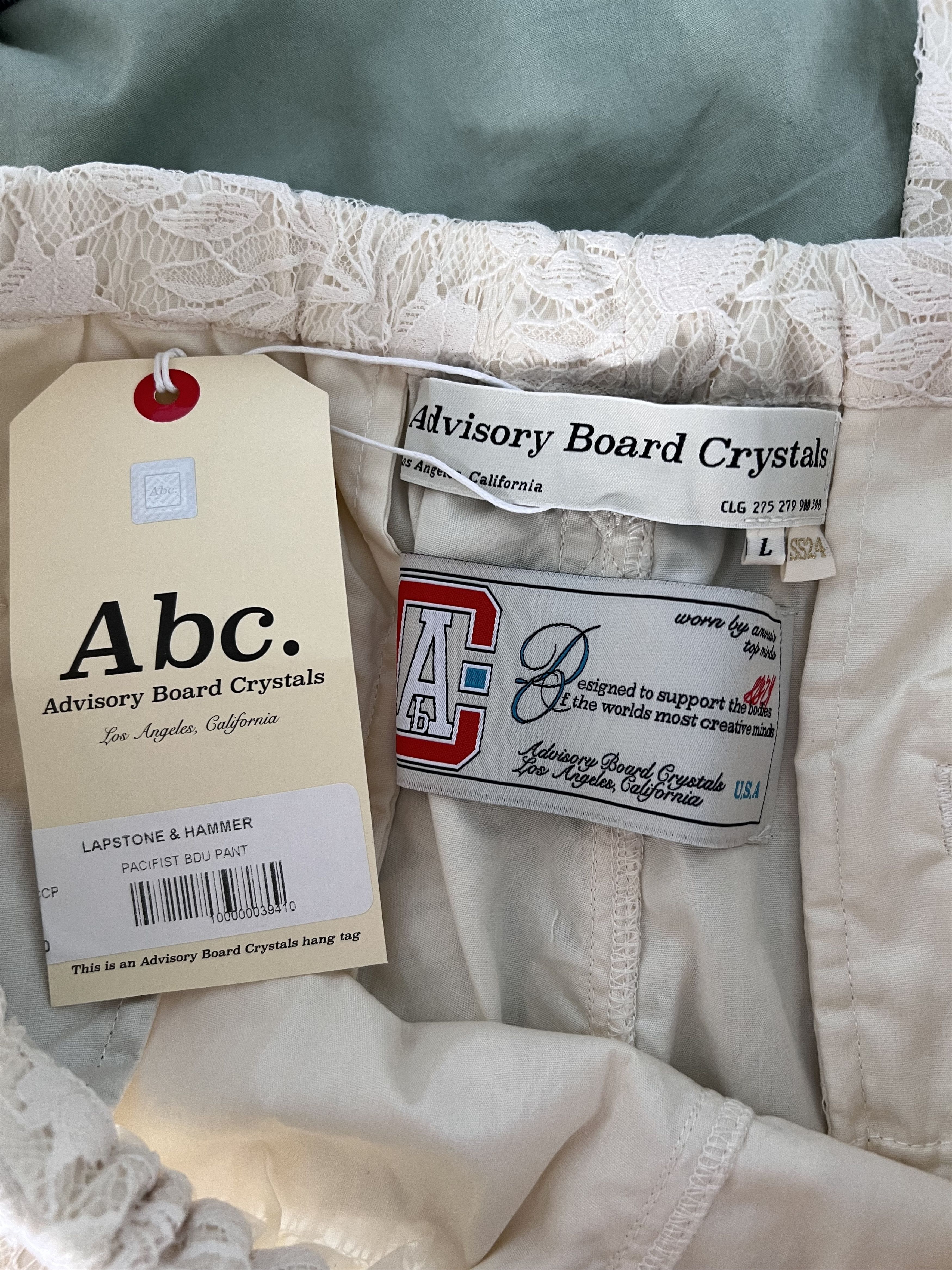 Advisory Board Crystals Advisory Board Crystals Pacifist BDU Cargo Pants in White Size US 34 / EU 50 - 8 Thumbnail