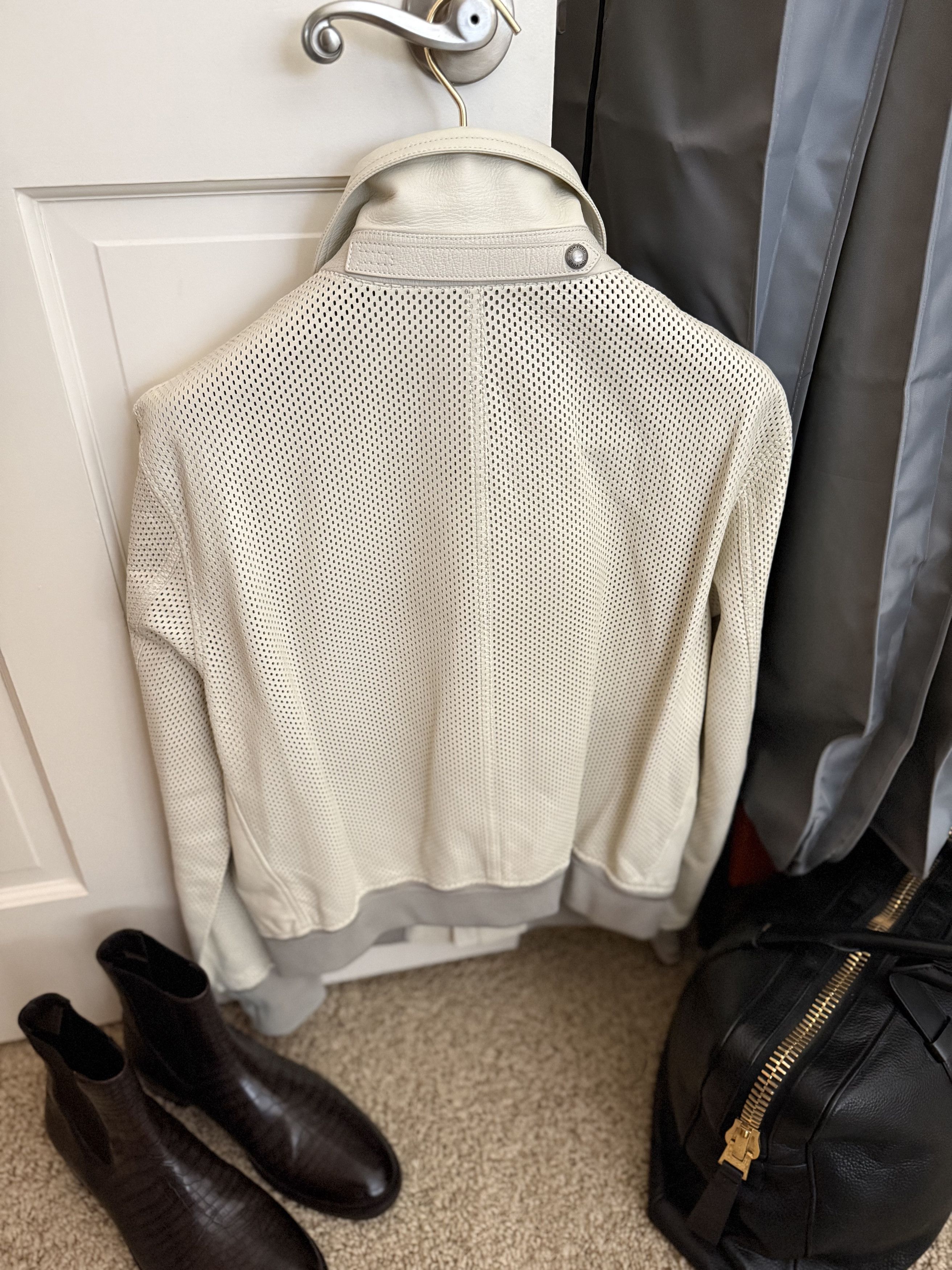 Tom Ford Fits 50-52, Ultimate Rare $8,700 w/tax Perforated Jacket Size US L / EU 52-54 / 3 - 6 Thumbnail