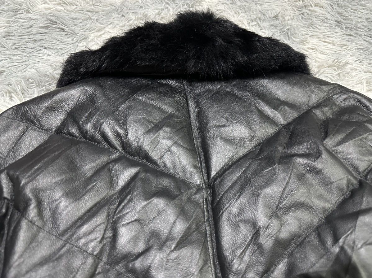 JACKROSE 🔥Y2K Archive Jackrose Fur Collar Pigskin Leather Down Jacket Size US L / EU 52-54 / 3 - 8 Thumbnail