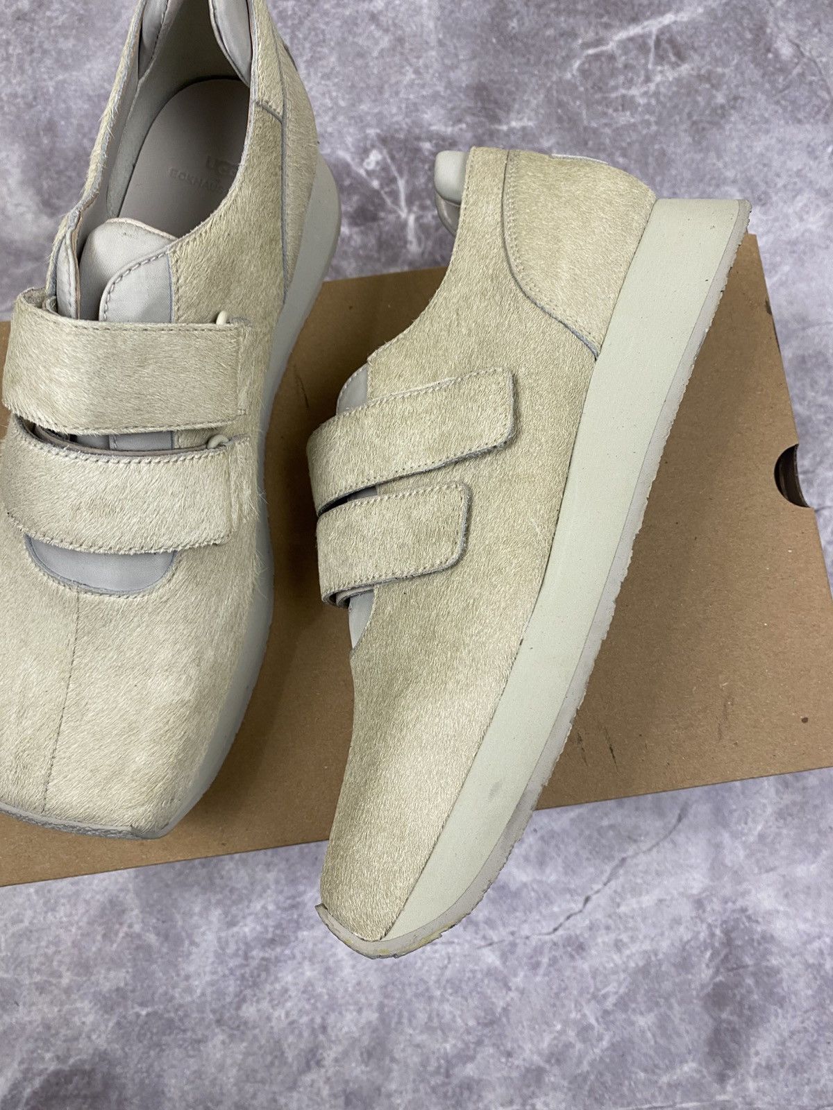 Eckhaus Latta Ugg X Eghaus Latta Square Toe Leather Low Top Sneakers 38 Size US 8 / IT 38 - 7 Thumbnail
