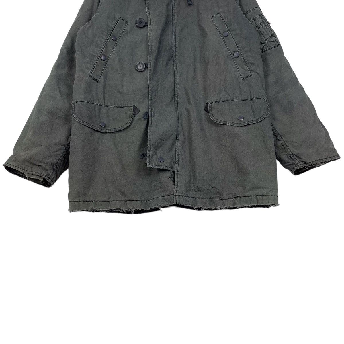 Alpha Industries × Vintage Vintage Alpha Industries Military Parka Jacket Size US L / EU 52-54 / 3 - 7 Thumbnail