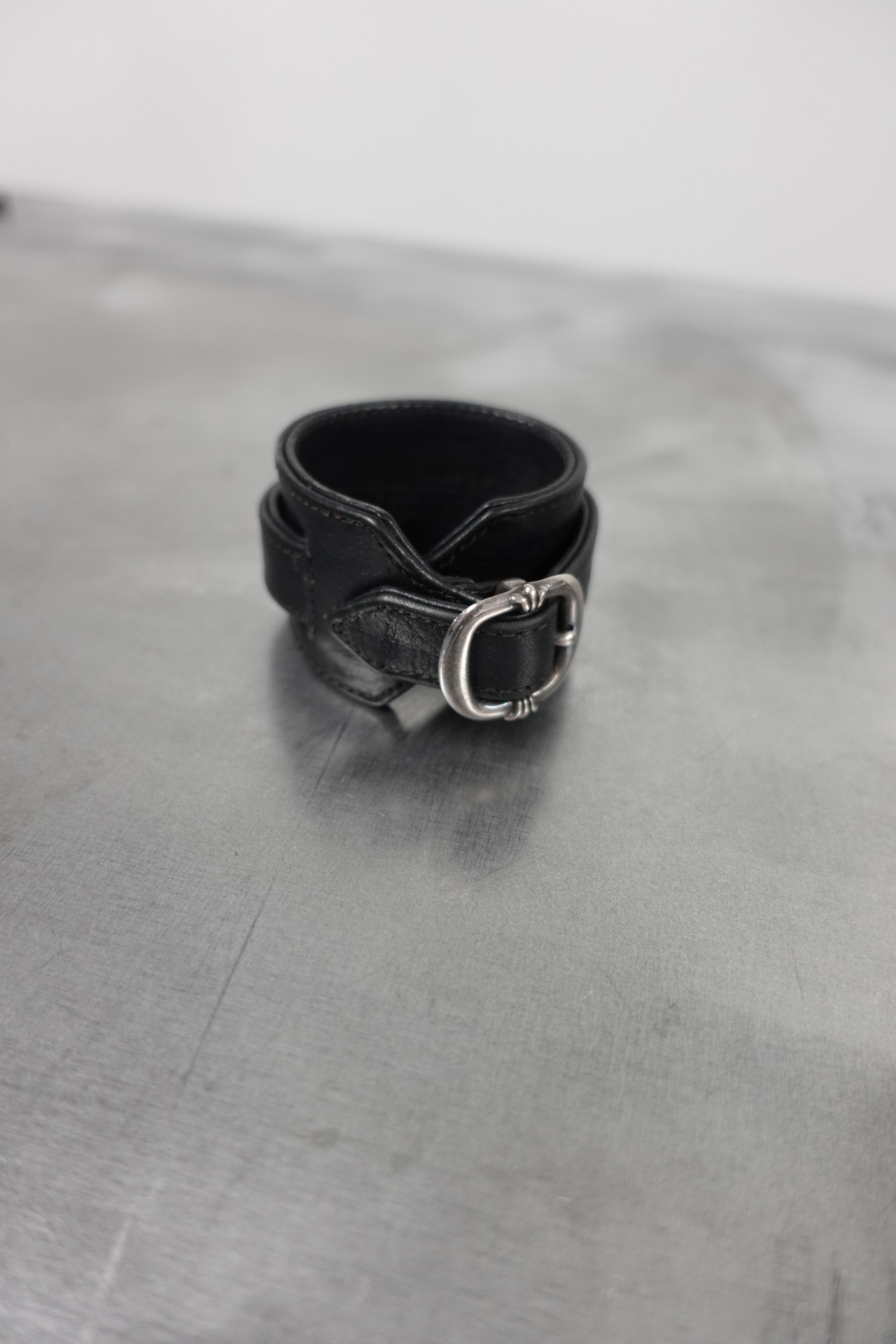 Chrome Hearts CHROME HEARTS LEATHER GUNSLINGER BRACELET Size ONE SIZE - 2 Thumbnail