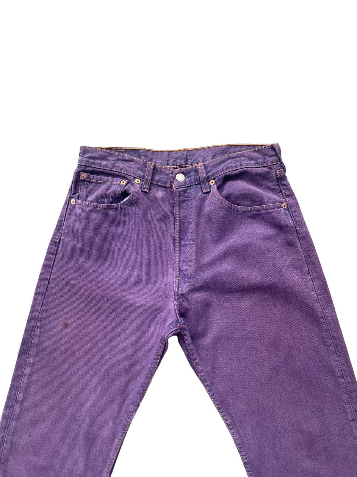 Levi's × Vintage Vintage 1997 Levis 501 e Purple Size 30" / US 8 / IT 44 - 3 Thumbnail