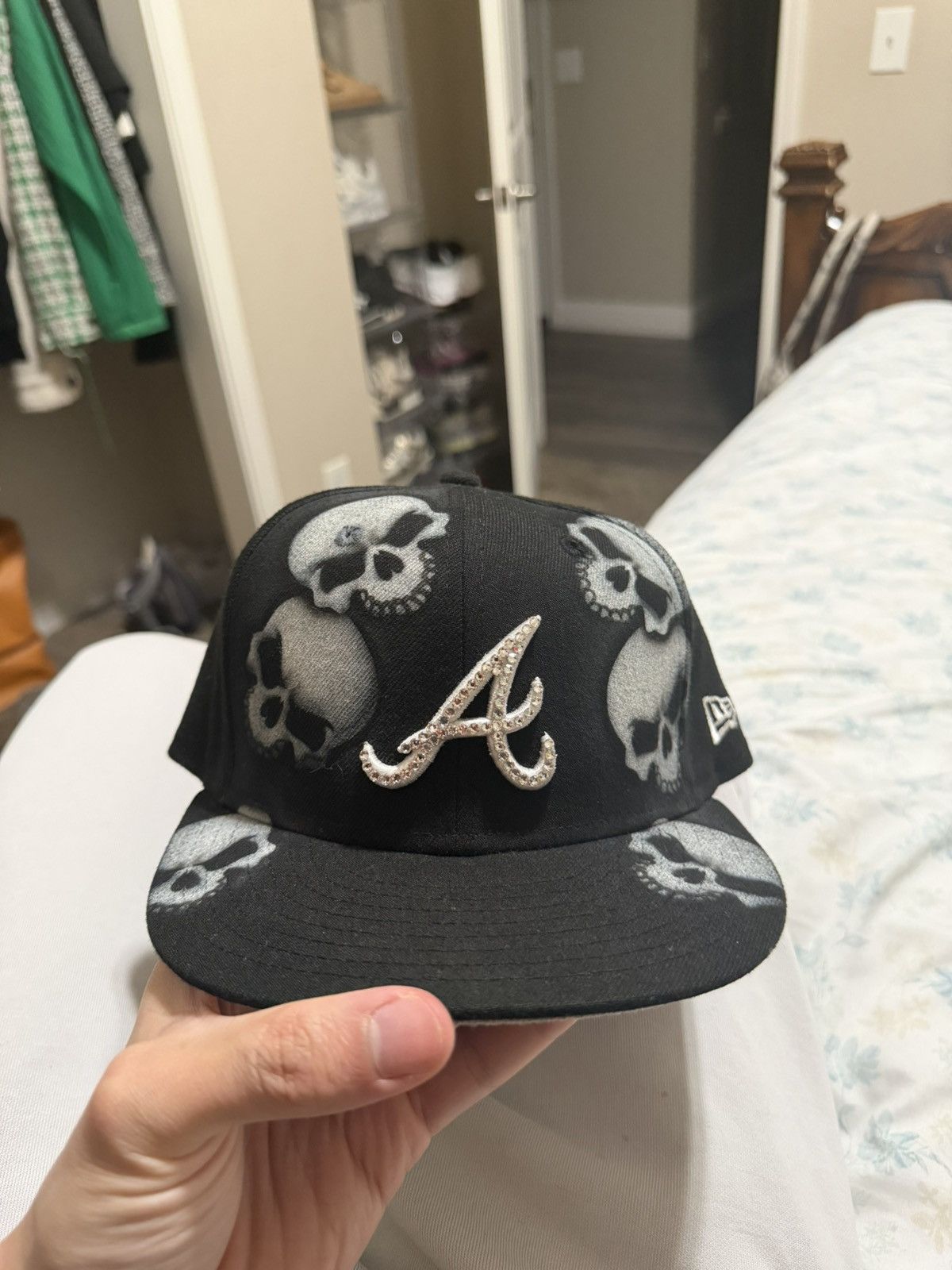 New Era Shon Lemon x Airbrushed Skull Fitted Size ONE SIZE - 1 Thumbnail