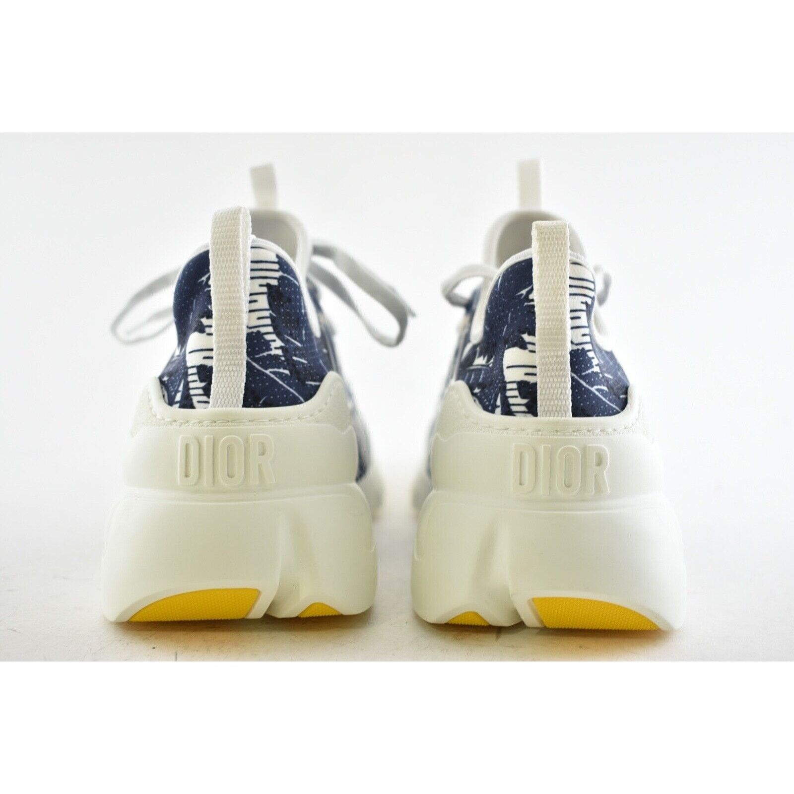 Dior Dior D-Connect Blue White Butterfly Flat Trainer Sneaker 39 Size US 9 / IT 39 - 8 Thumbnail