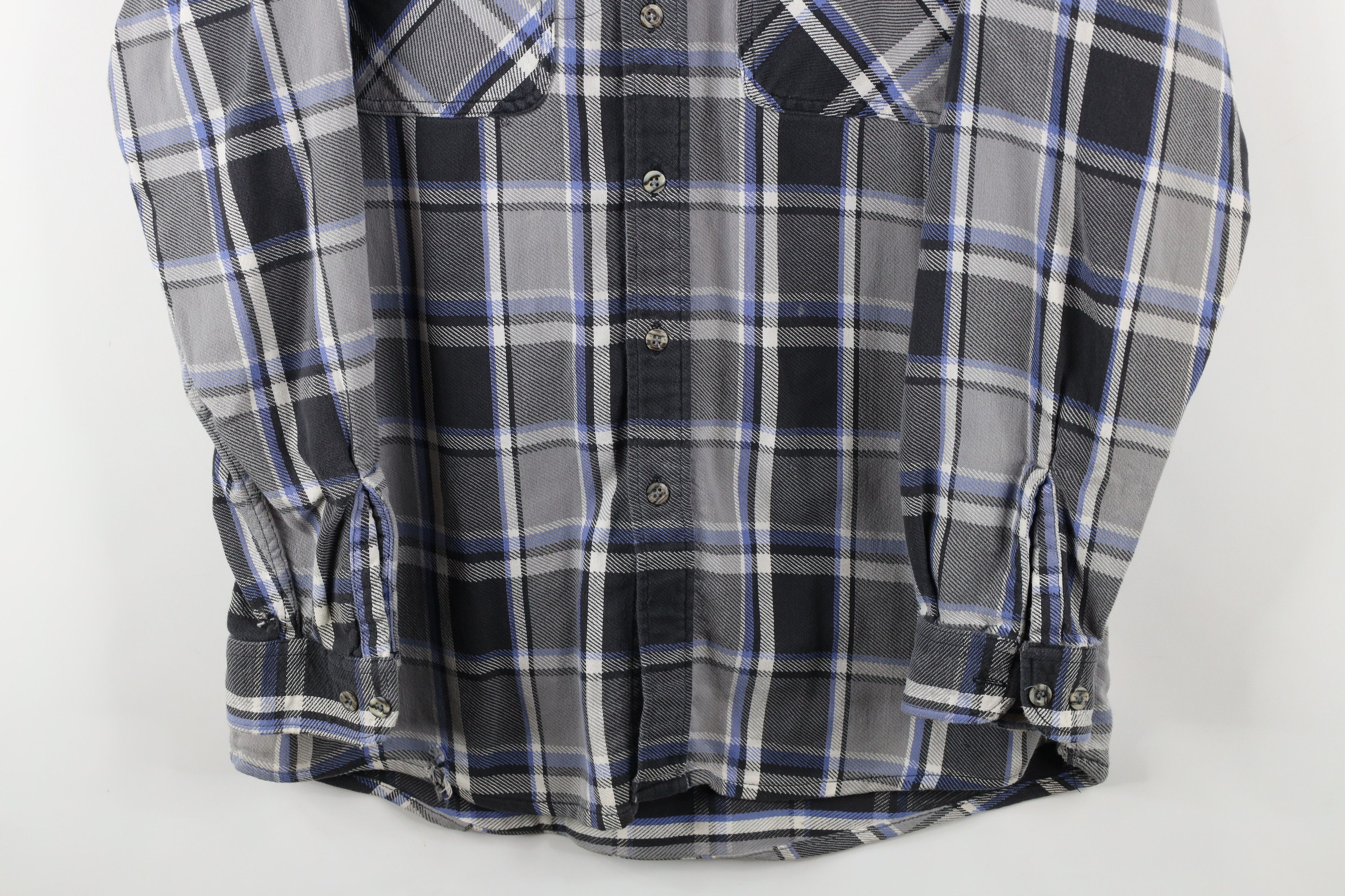 Vintage Vintage 90s Streetwear Big Mac Flannel Button Shirt Plaid Size US XL / EU 56 / 4 - 3 Thumbnail
